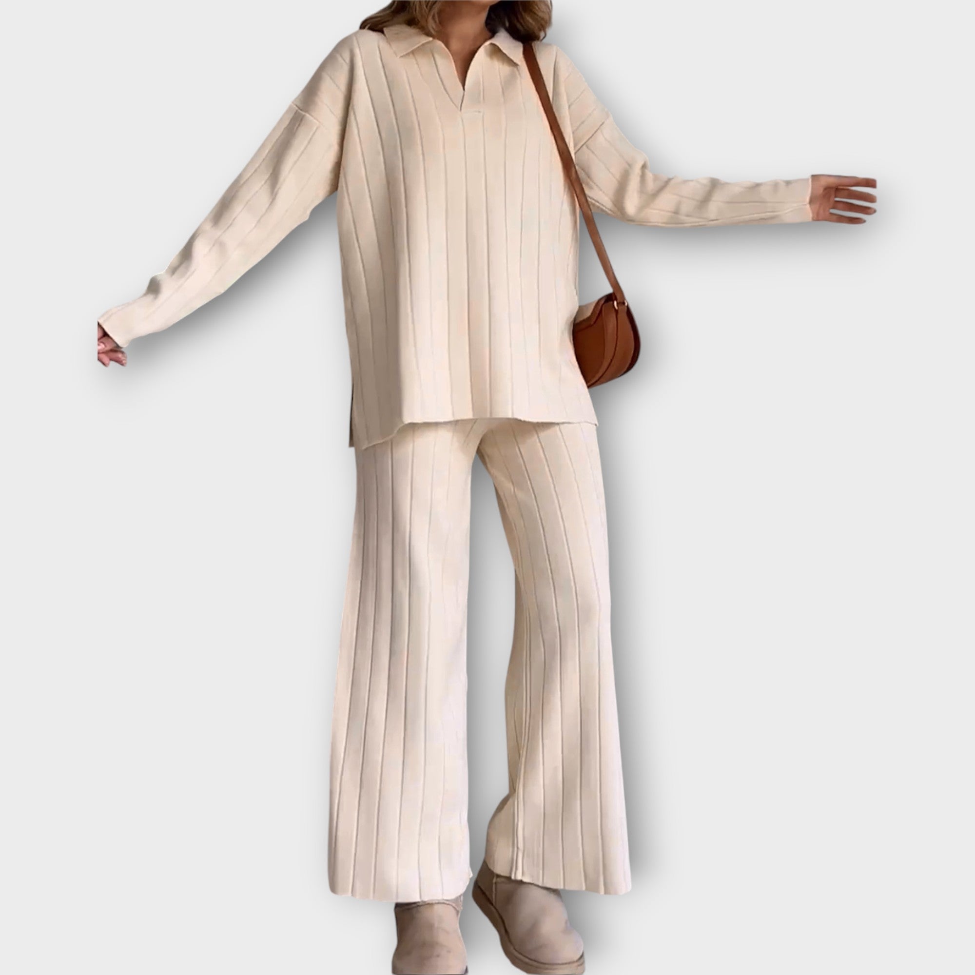 Conjunto con línea sólida y estilo minimalista