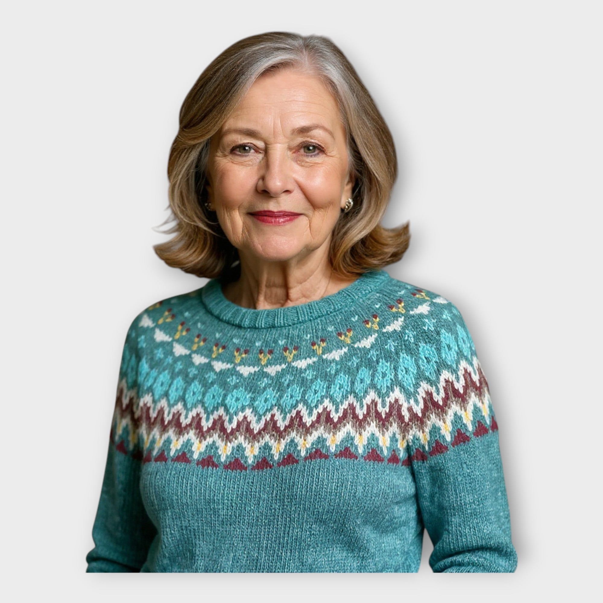 Suéter con diseño moderno