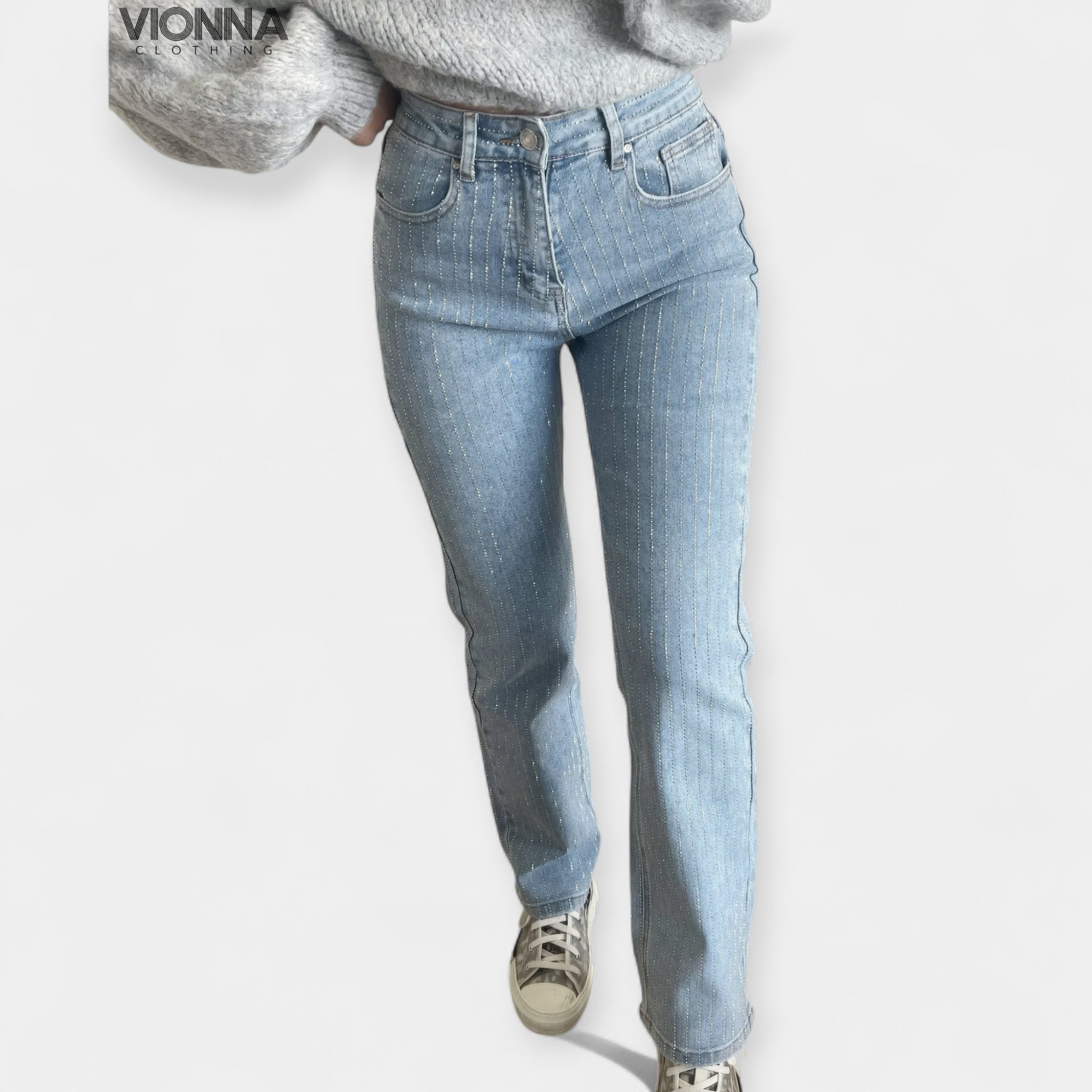 Jeans Veraniegos con Brillo