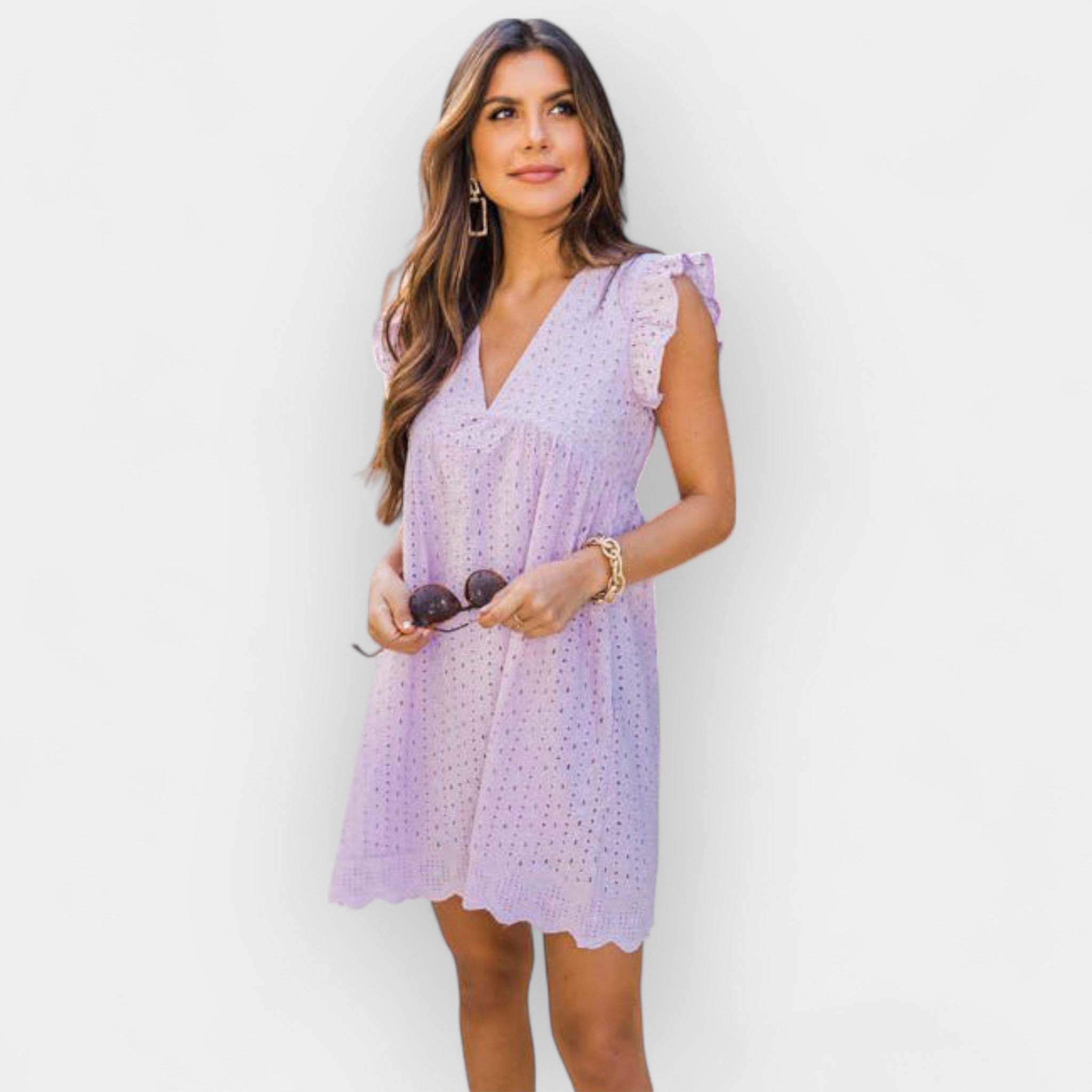 Vestido de verano con short oculto y bolsillos