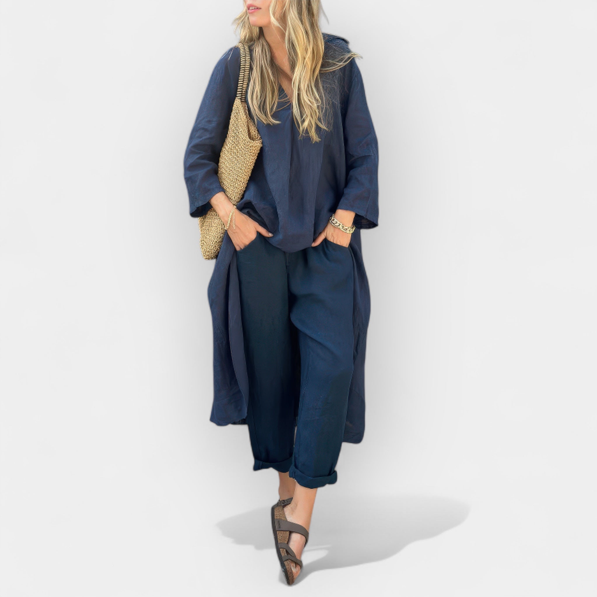 Conjunto Elegante de Dos Piezas