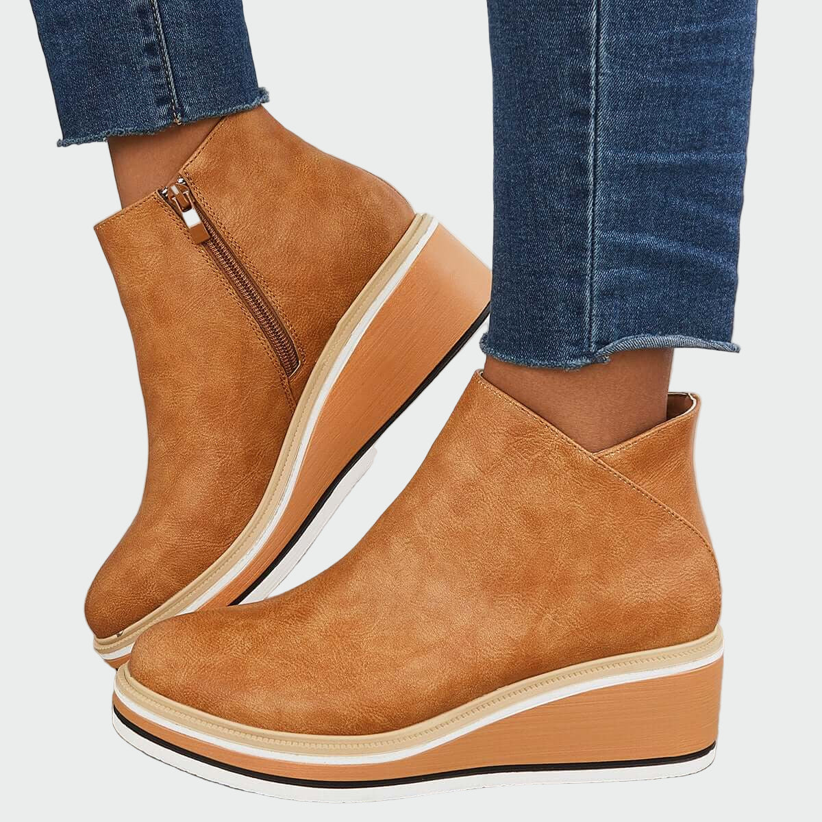 Botas ortopédicas de cuero