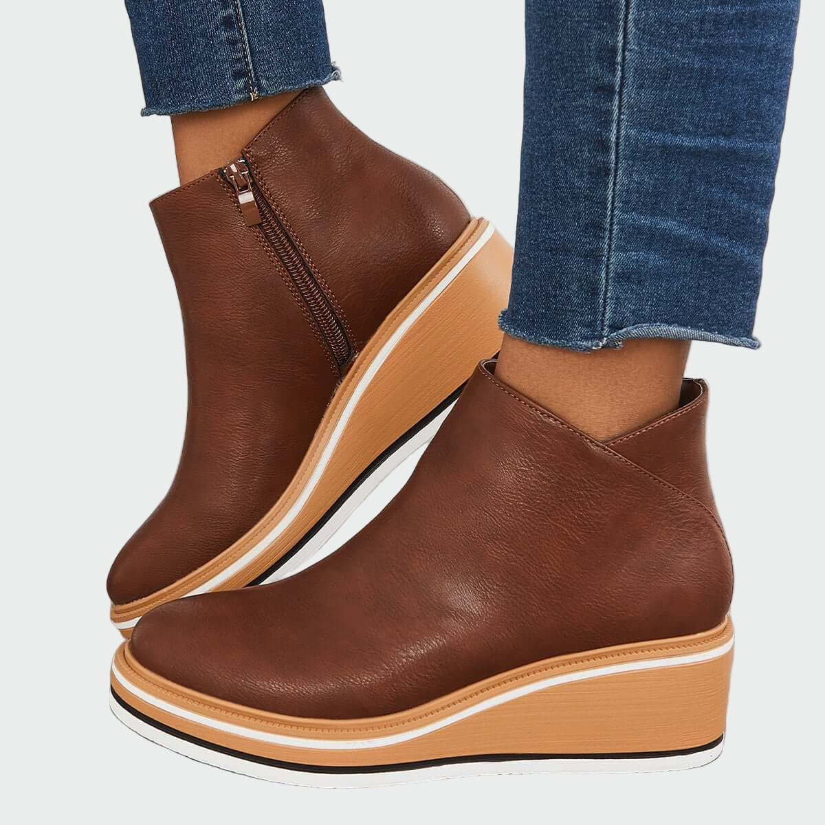 Botas ortopédicas de cuero