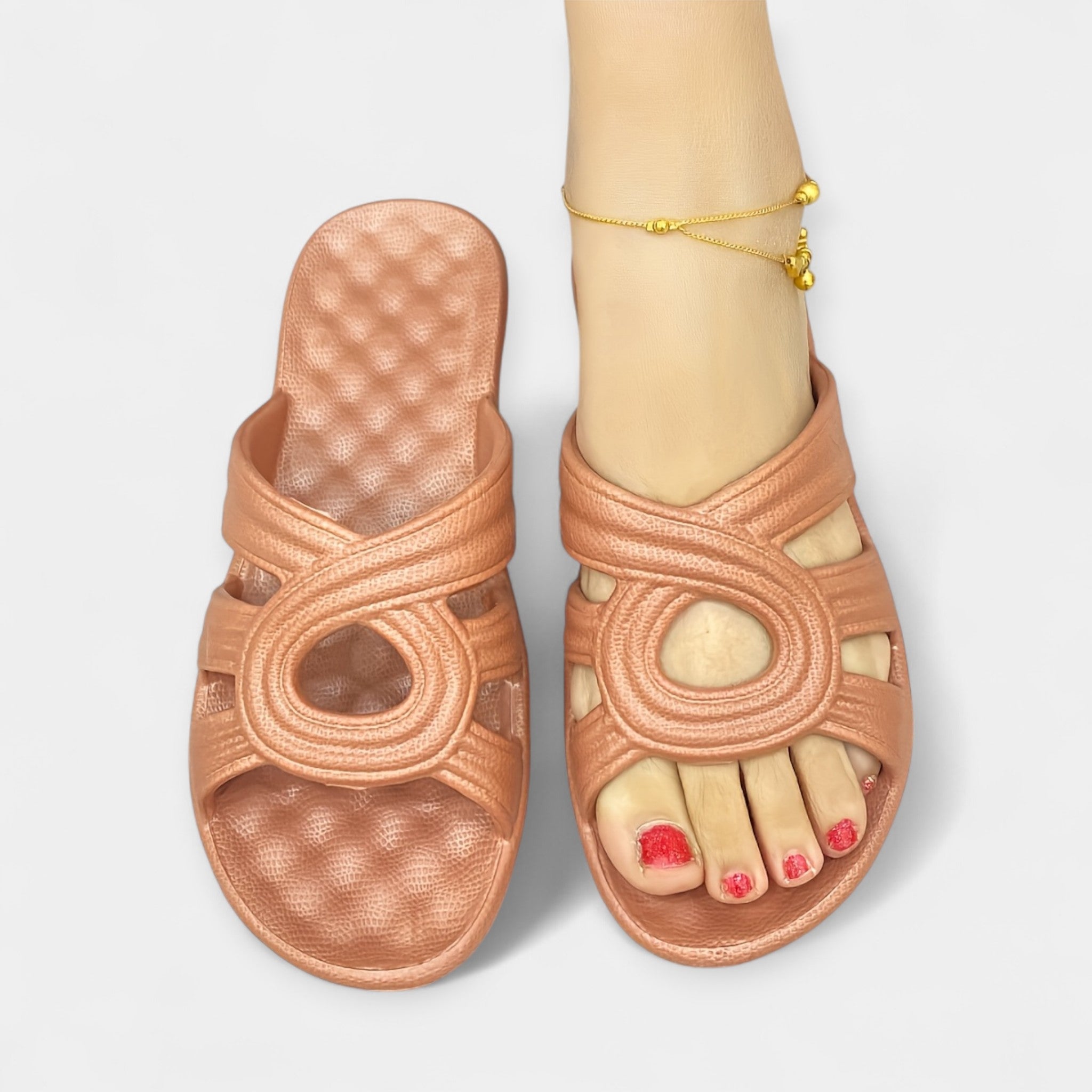 Plataformas Slip-On con Punta Abierta