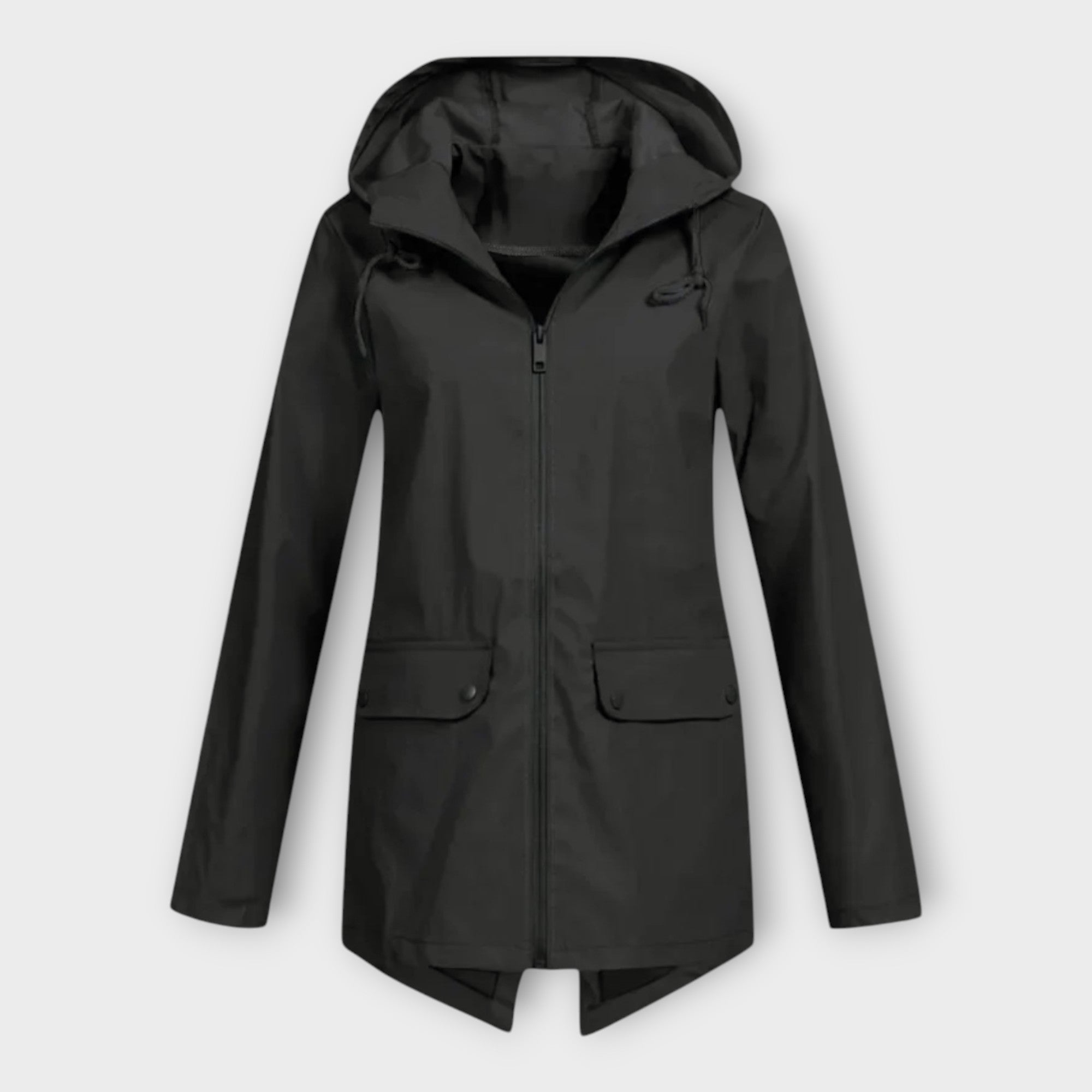 Veste à capuche imperméable élégante