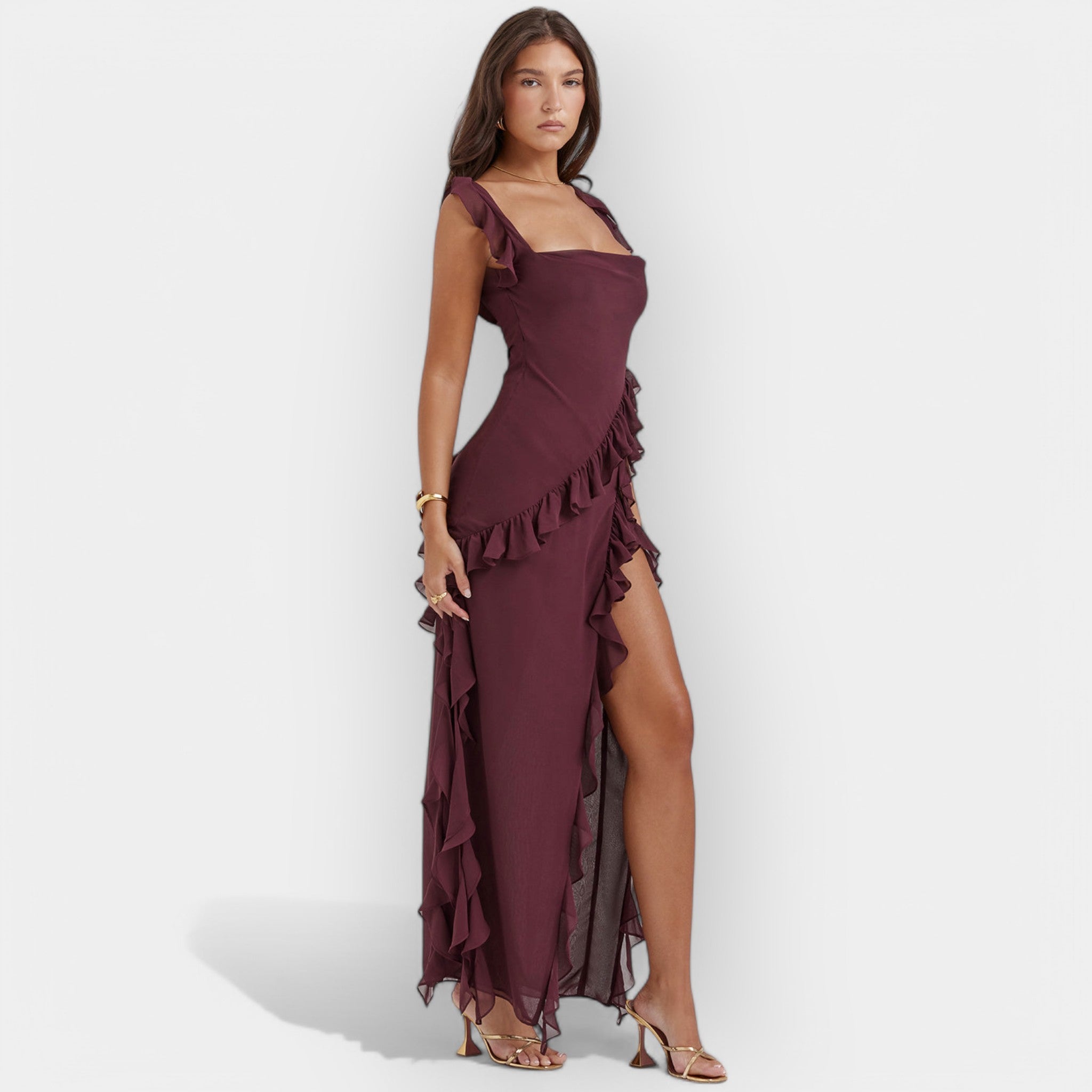 Vestido con Volantes Romántico