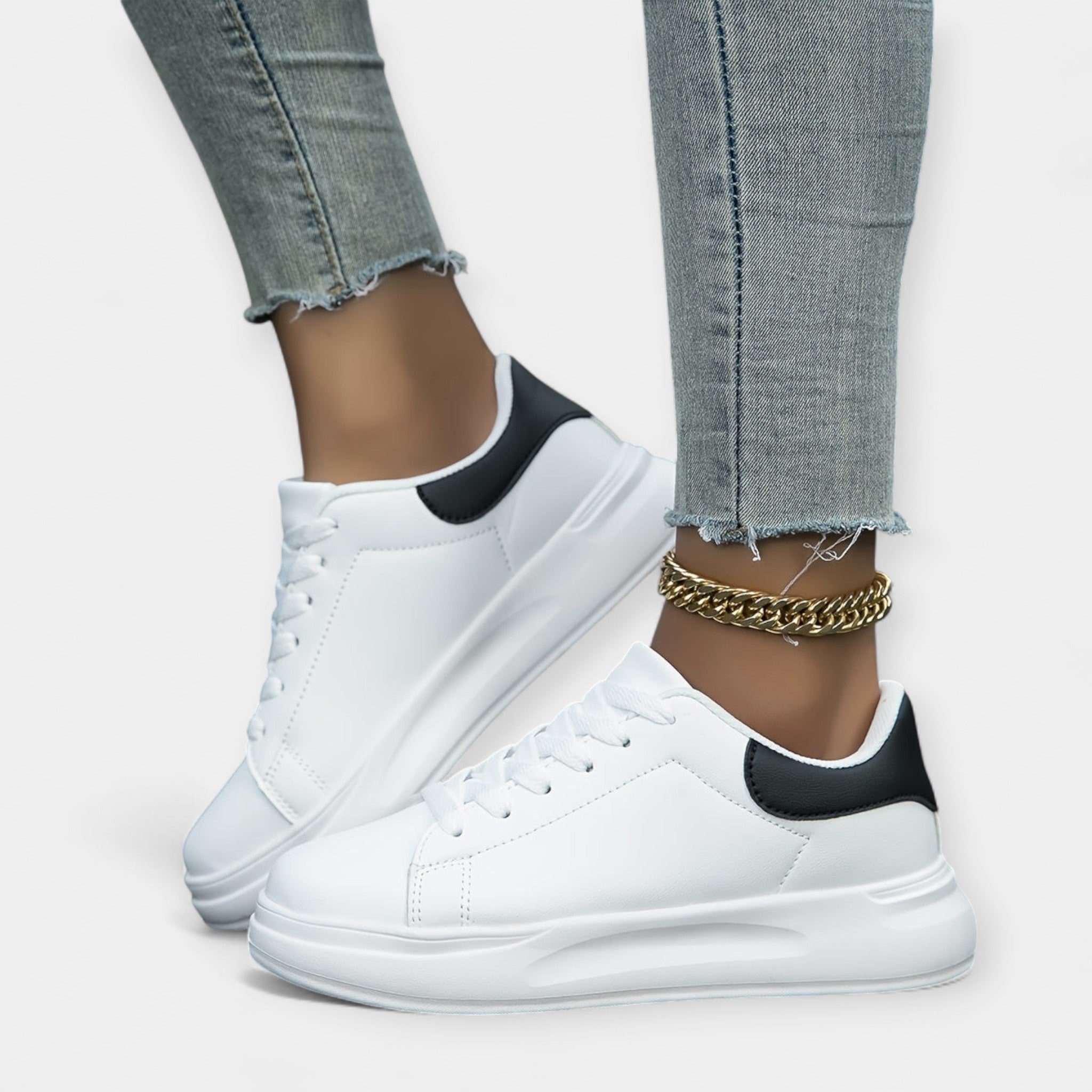 Sneakers de Cuero Blanco