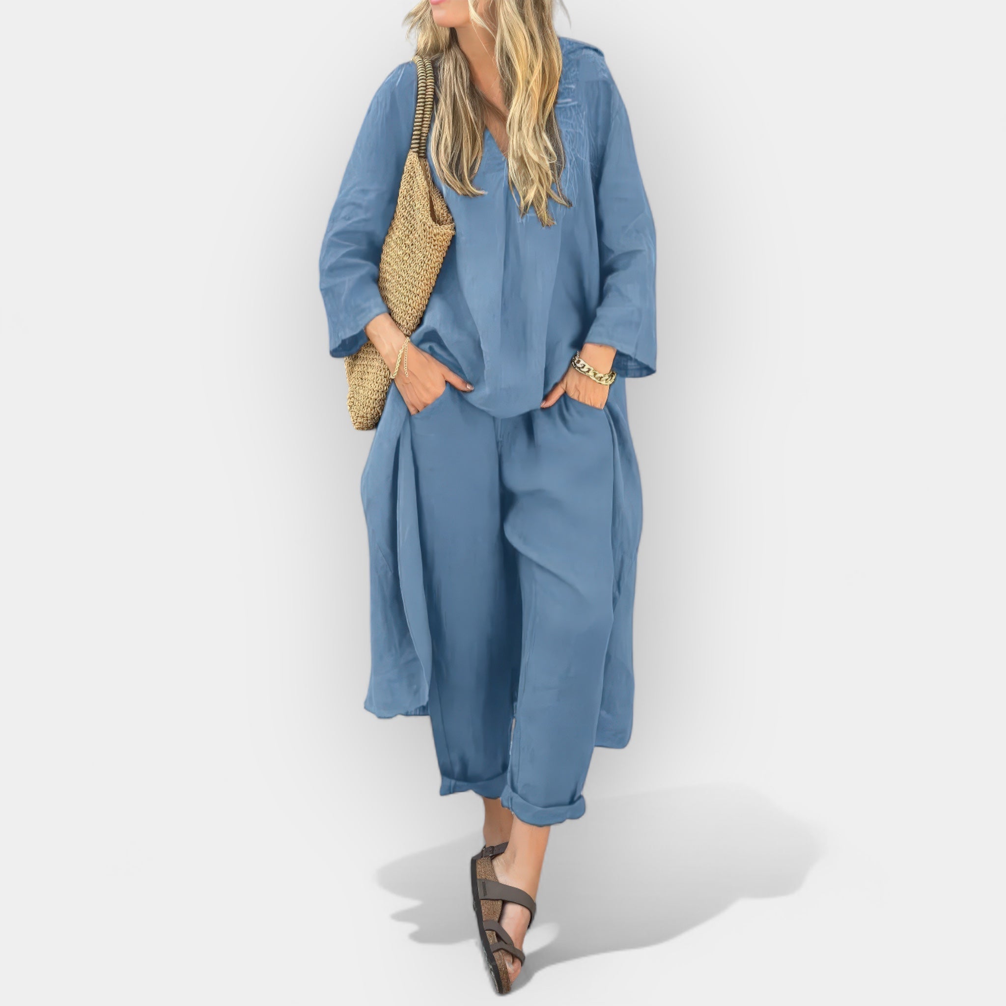 Conjunto Elegante de Dos Piezas