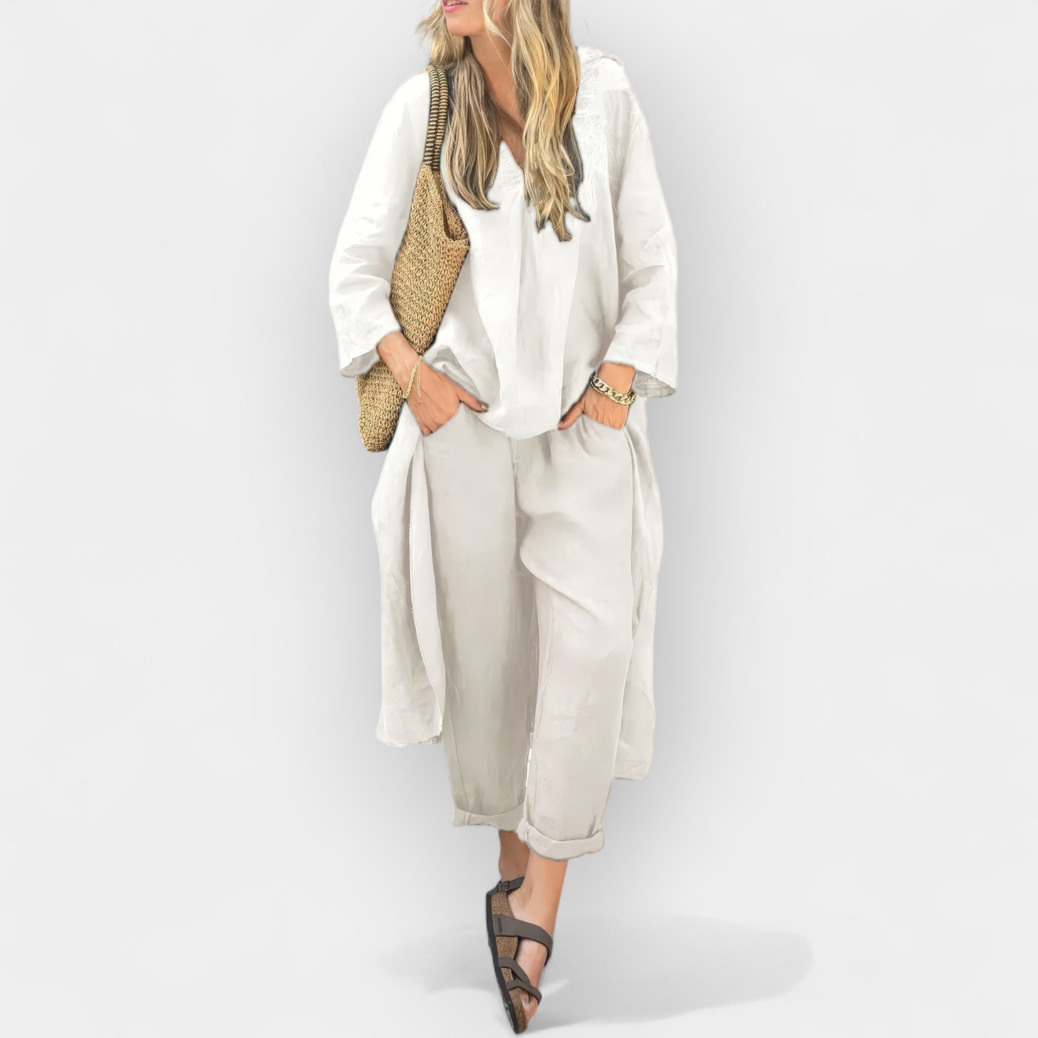 Conjunto Elegante de Dos Piezas