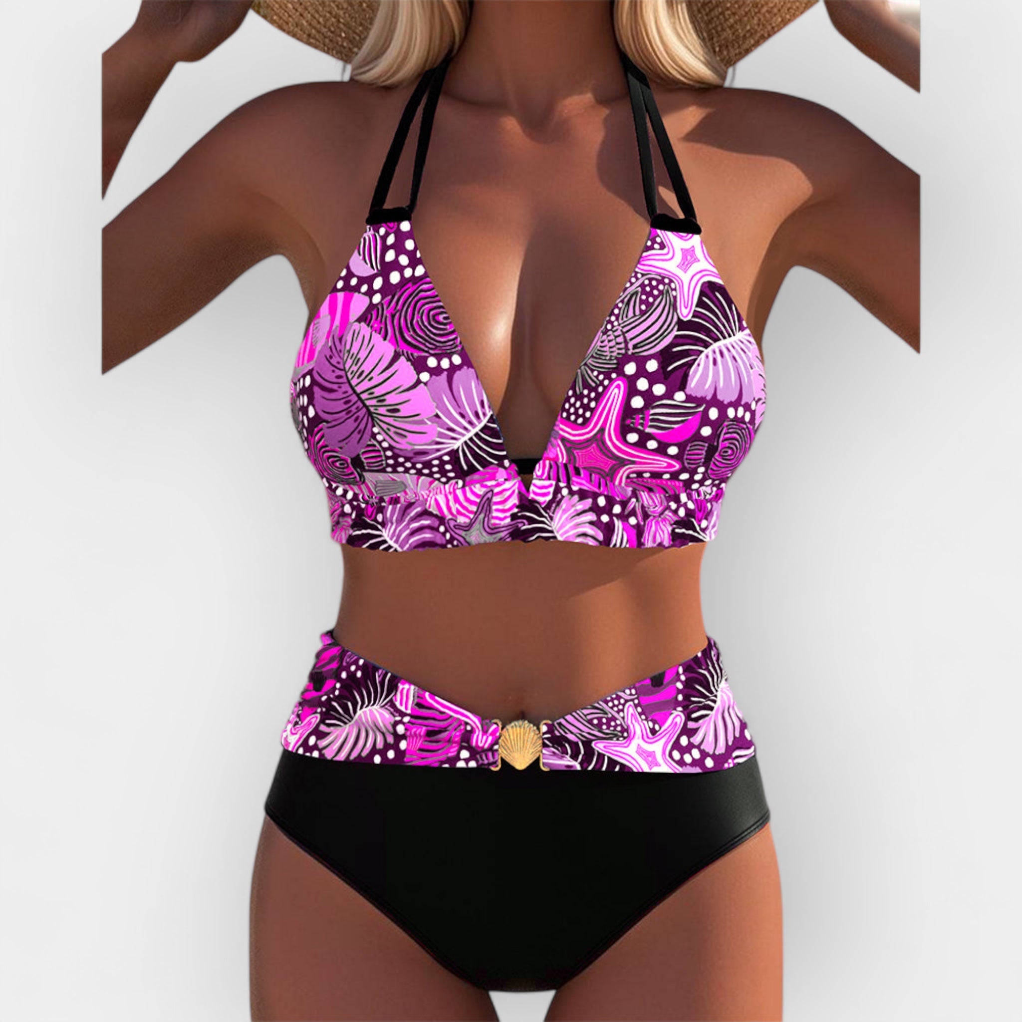 Bikini Triángulo con Lazo