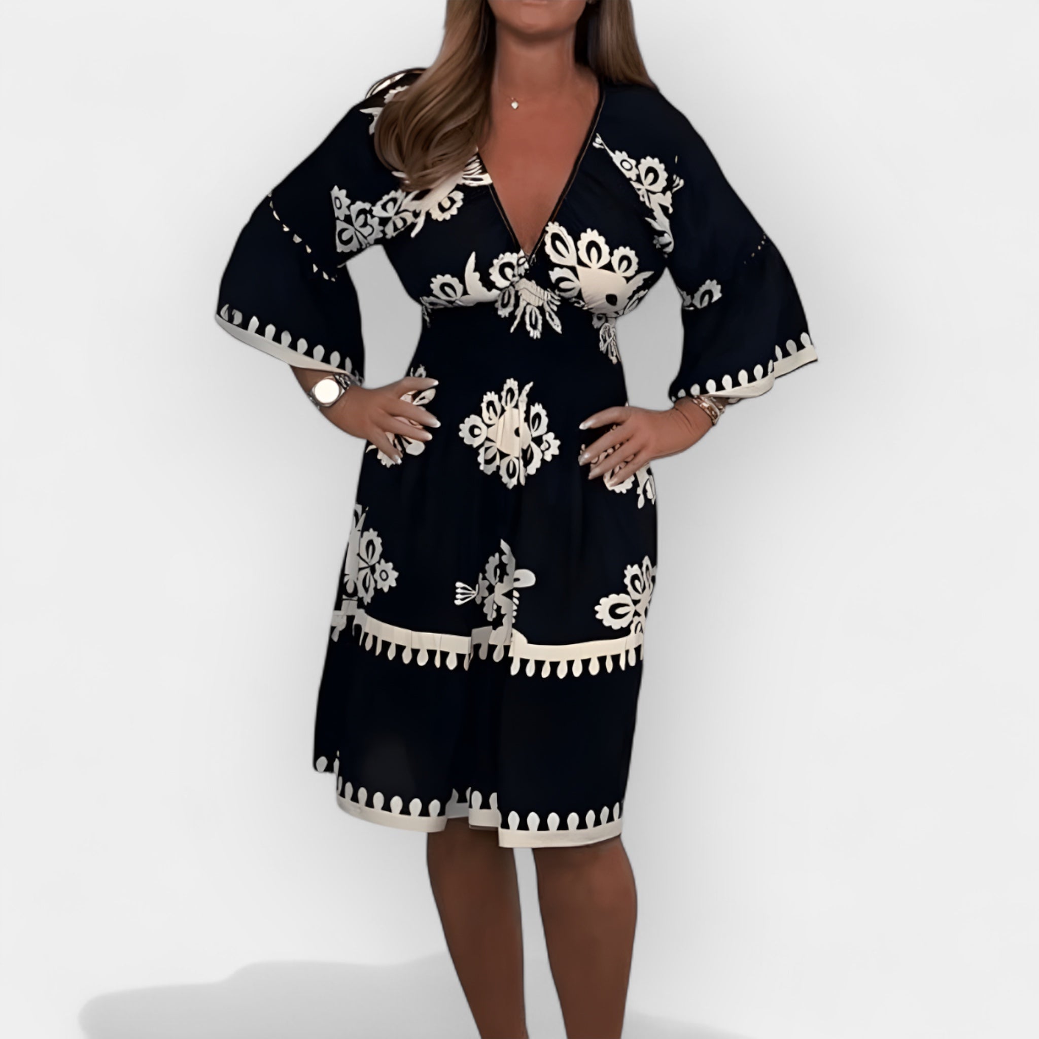 Vestido Boho Verano con Estampado