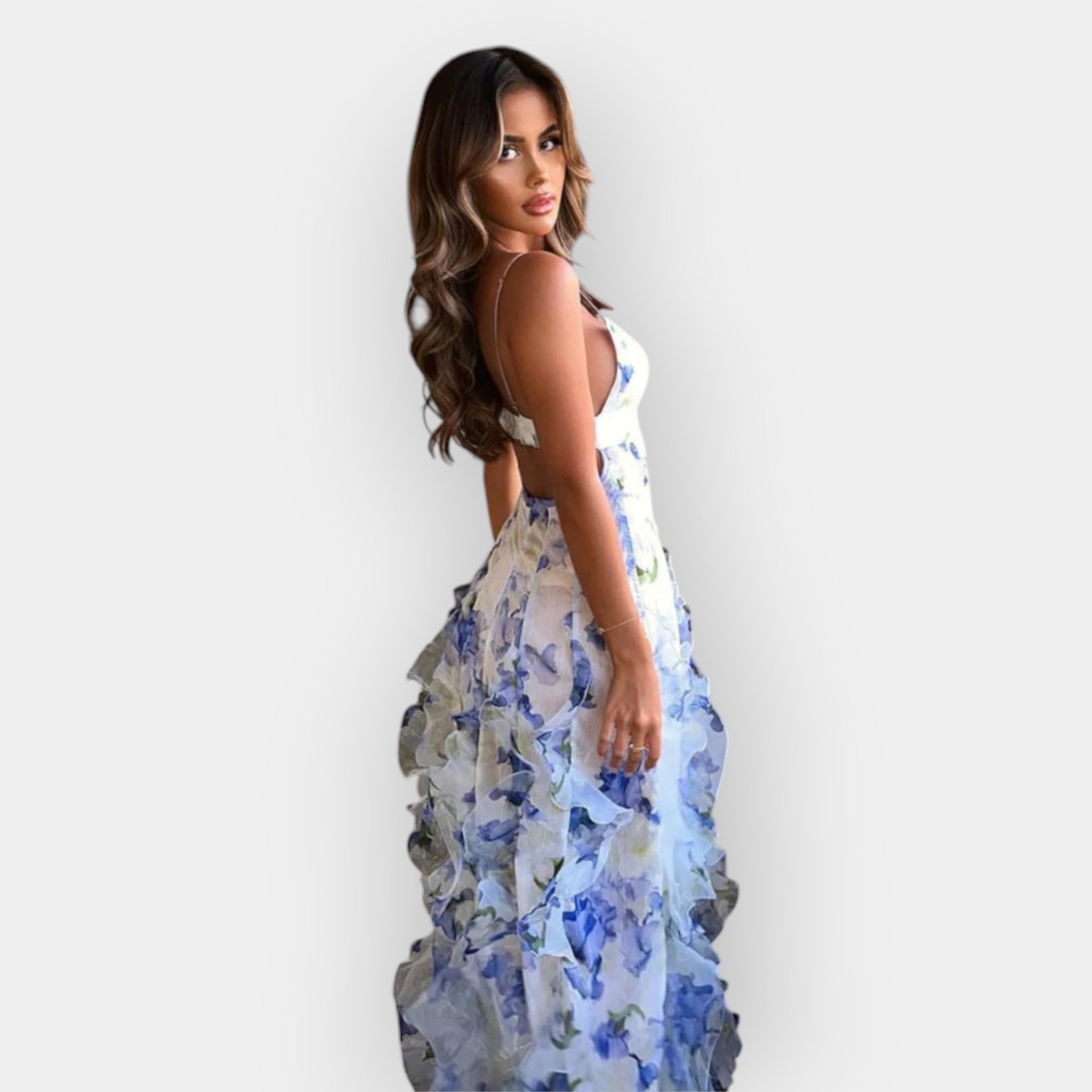Vestido Maxi Floral y Femenino