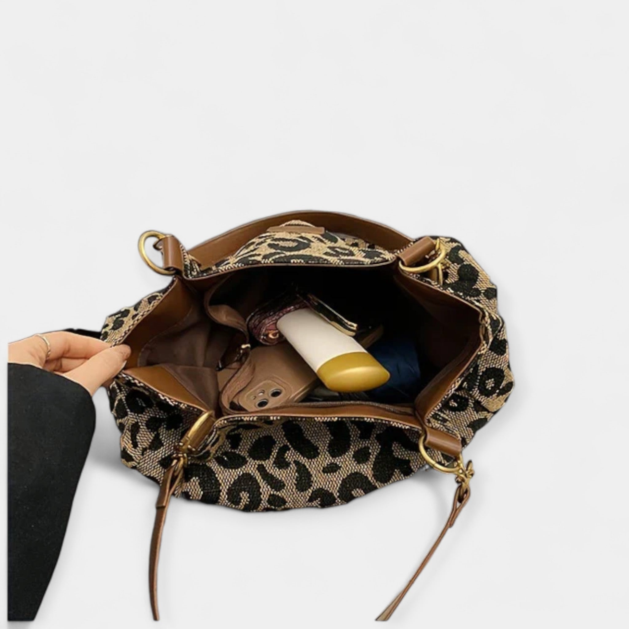 Bolso Animal Print Mediano