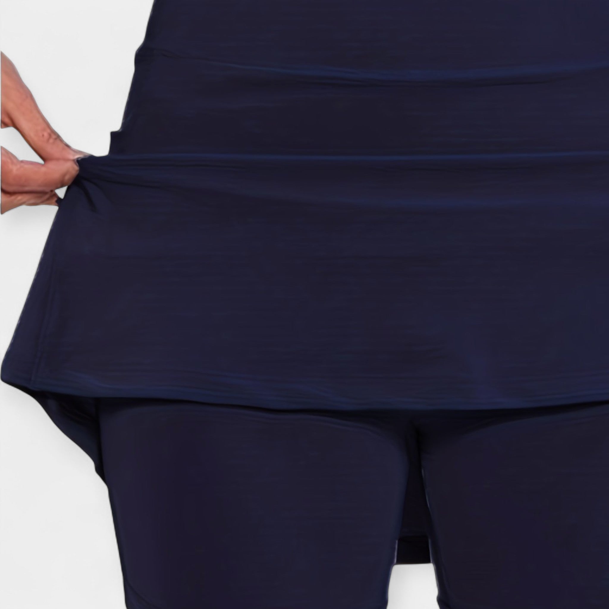 Shorts-Falda de Talle Alto