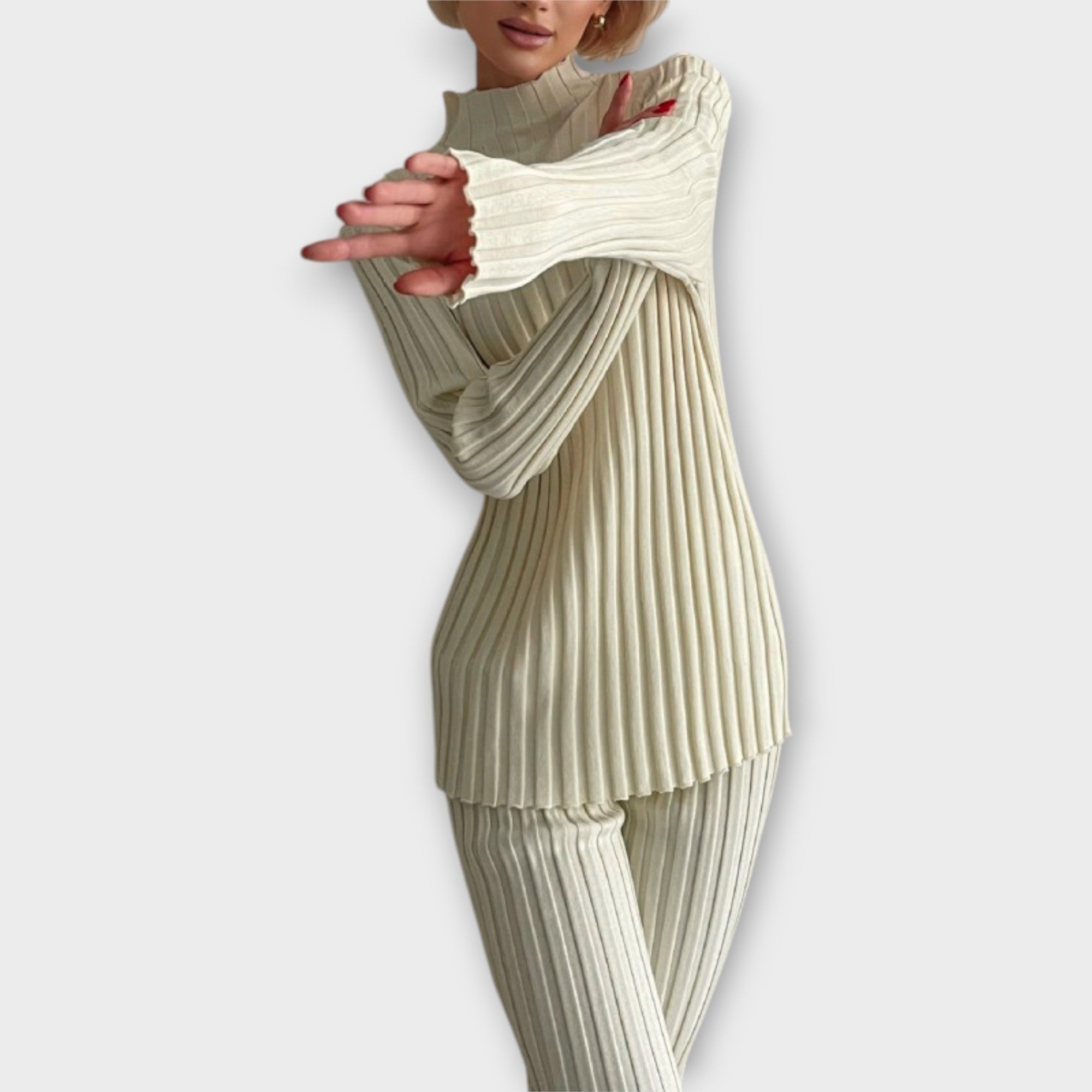 Conjunto de punto con línea moderna