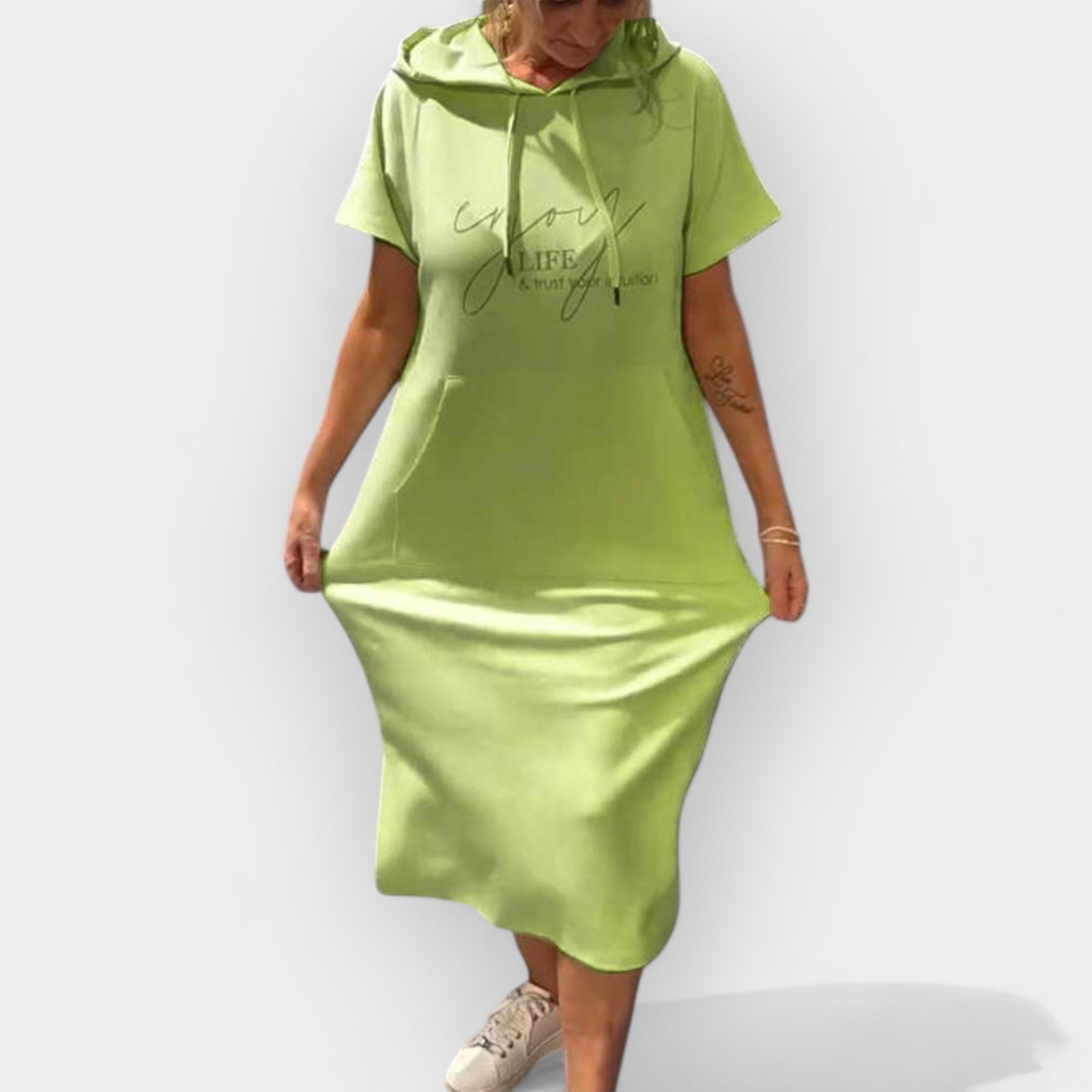 Vestido Sudadera con Capucha