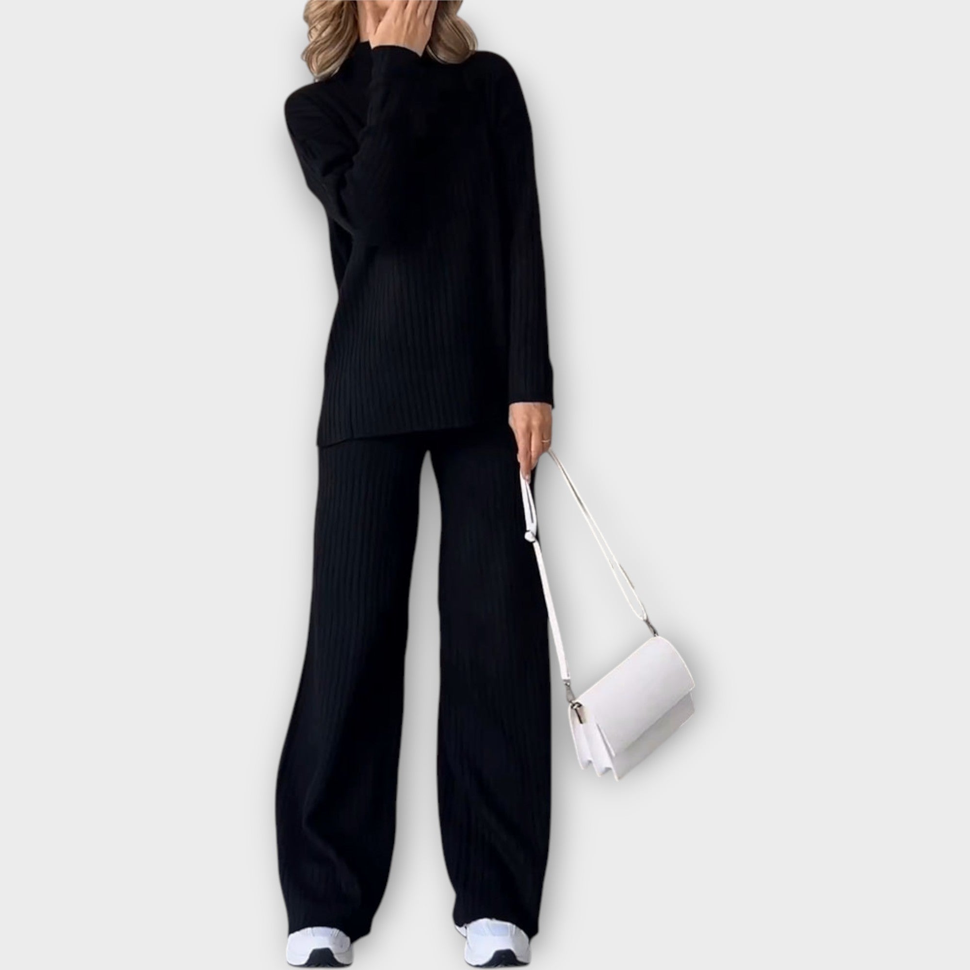 Conjunto de punto con línea cómoda