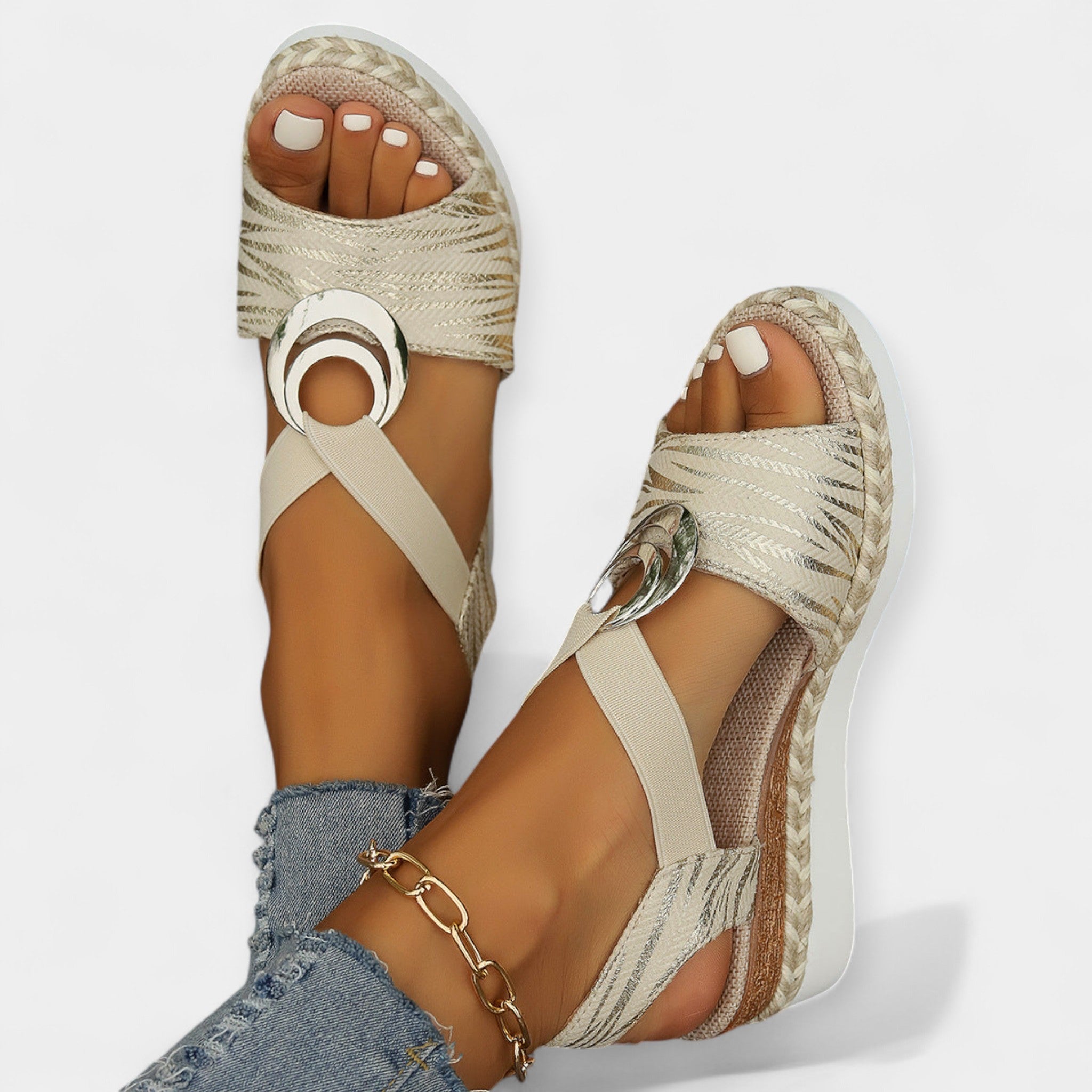 Sandalias Romanas Tejidas