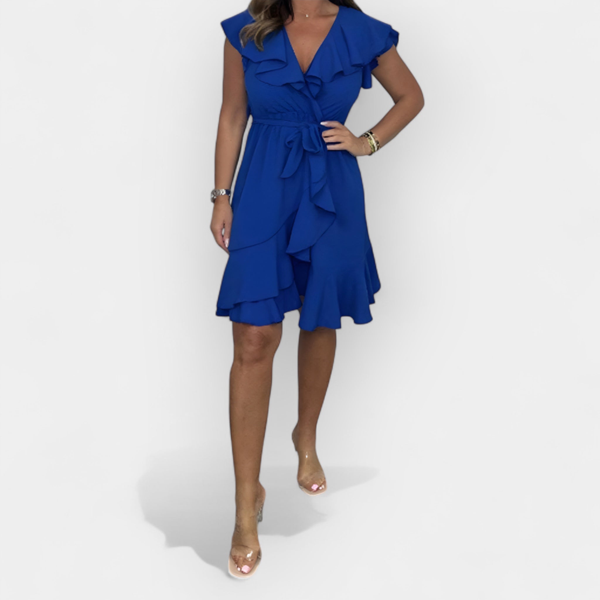 Vestido Elegante con Corte Femenino