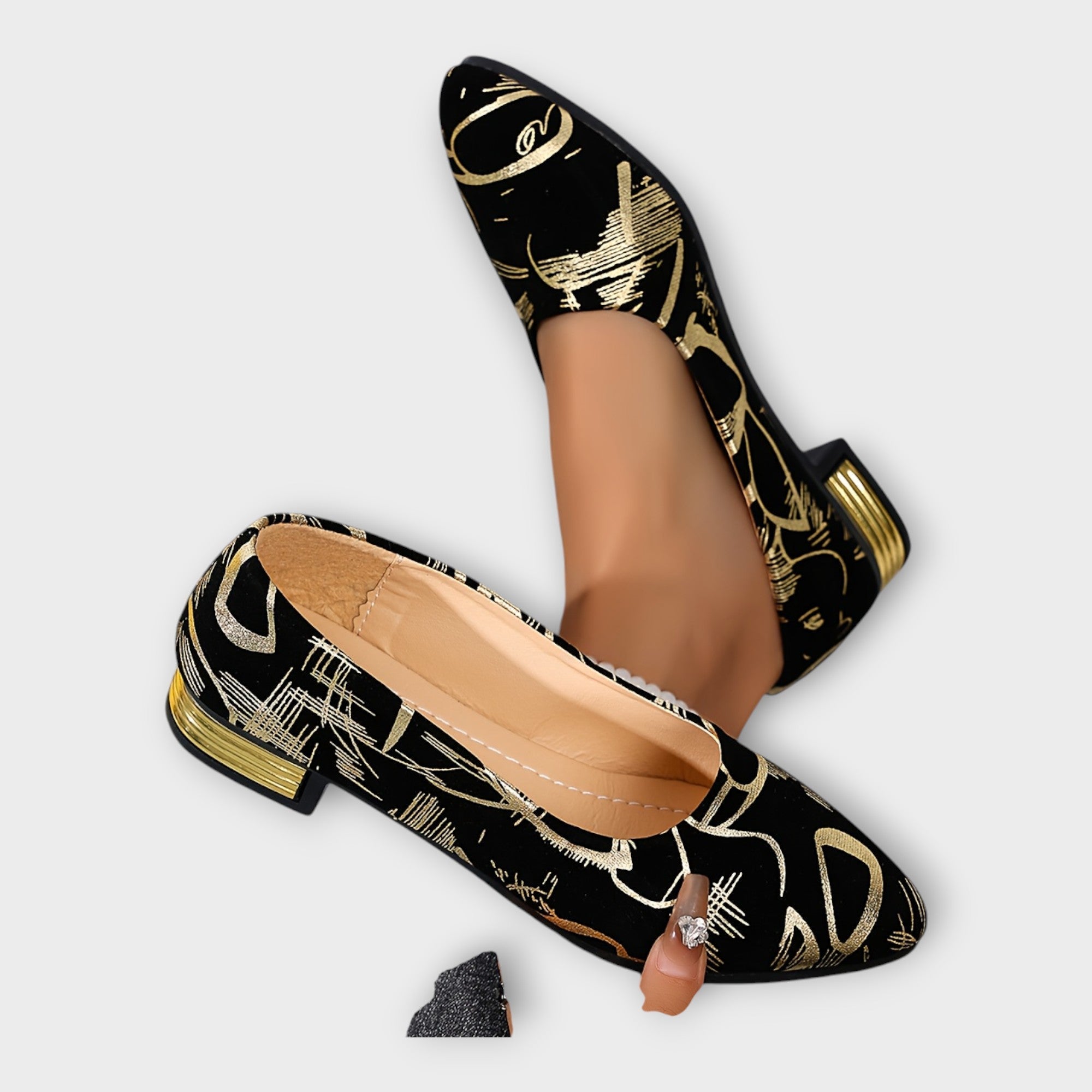 Elegantes bailarinas con detalles sofisticados