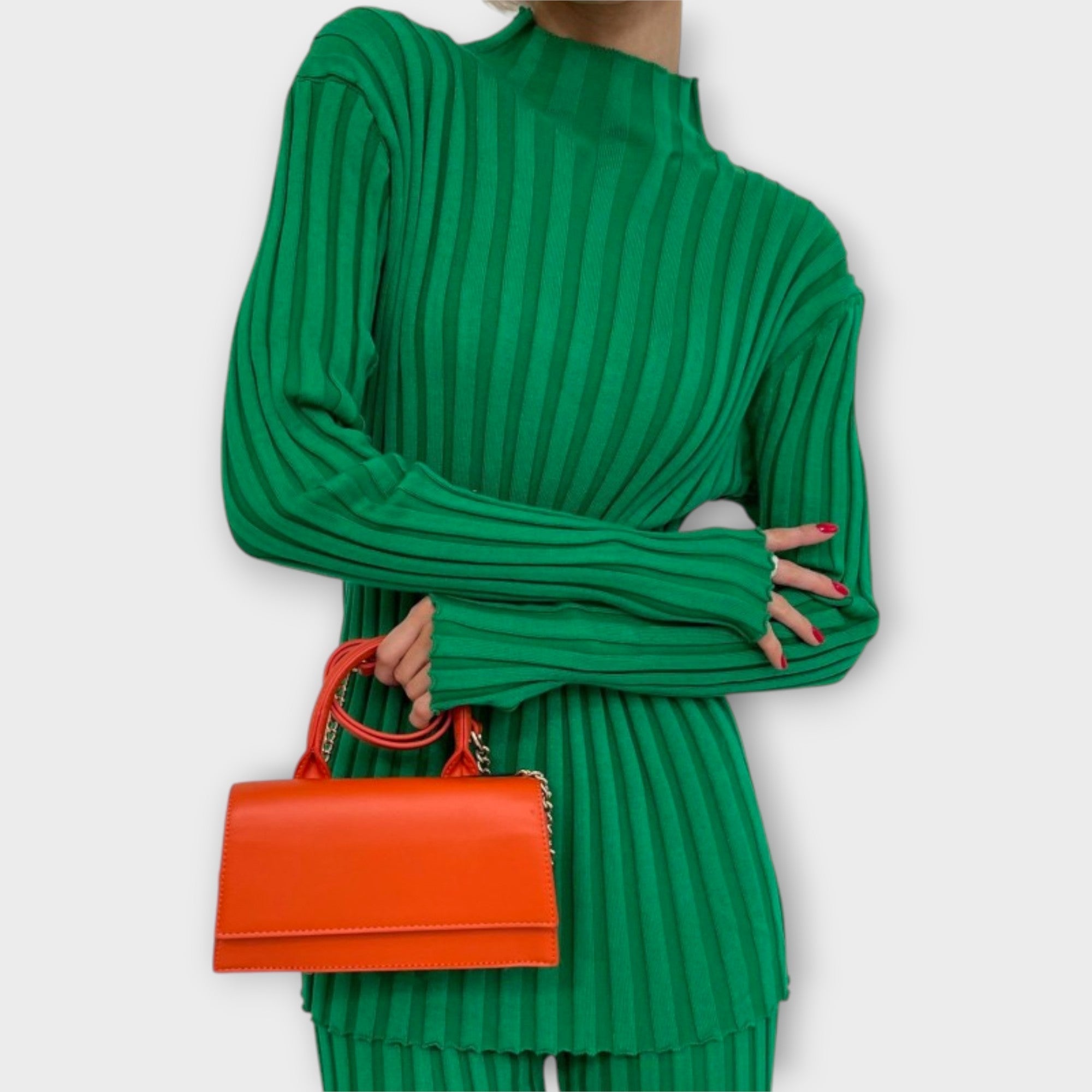 Conjunto de punto con línea moderna