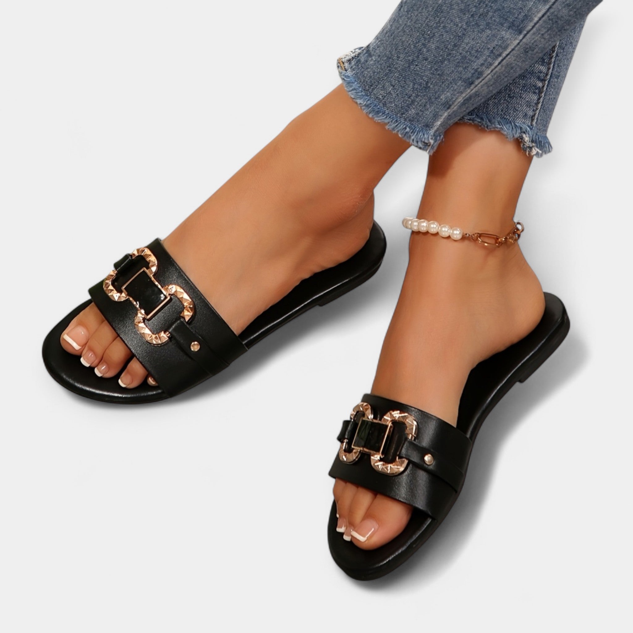 Pantuflas Cómodas con Punta Redonda