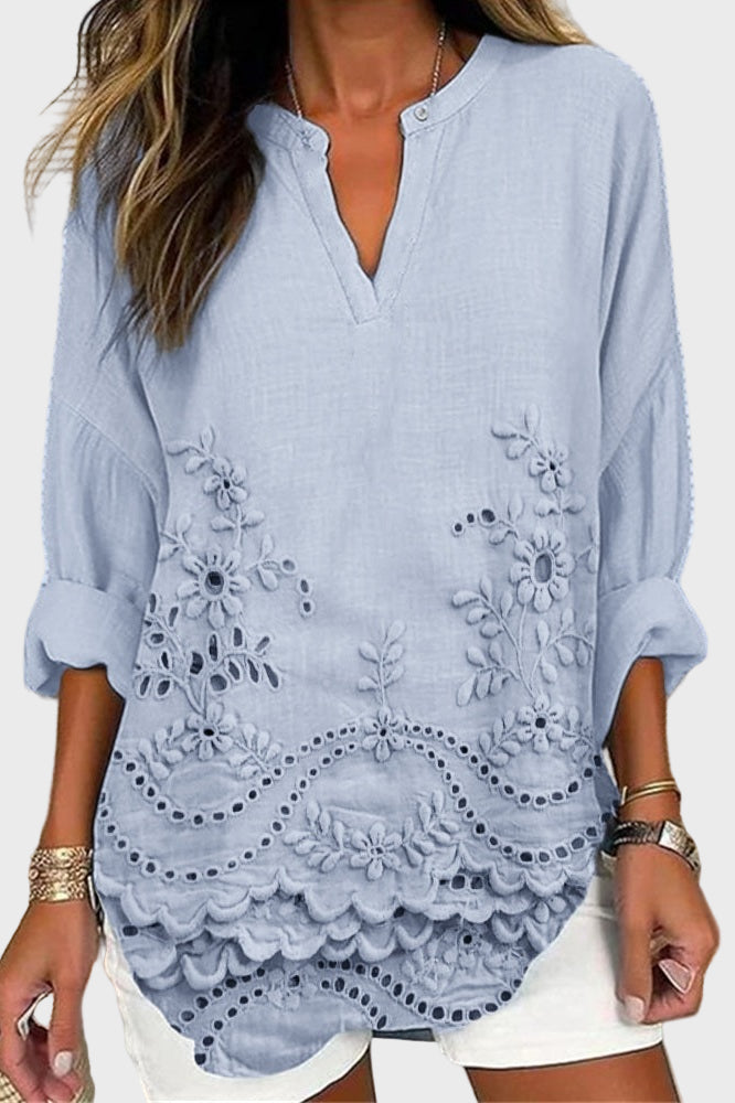 Blusa Coastal Bloom