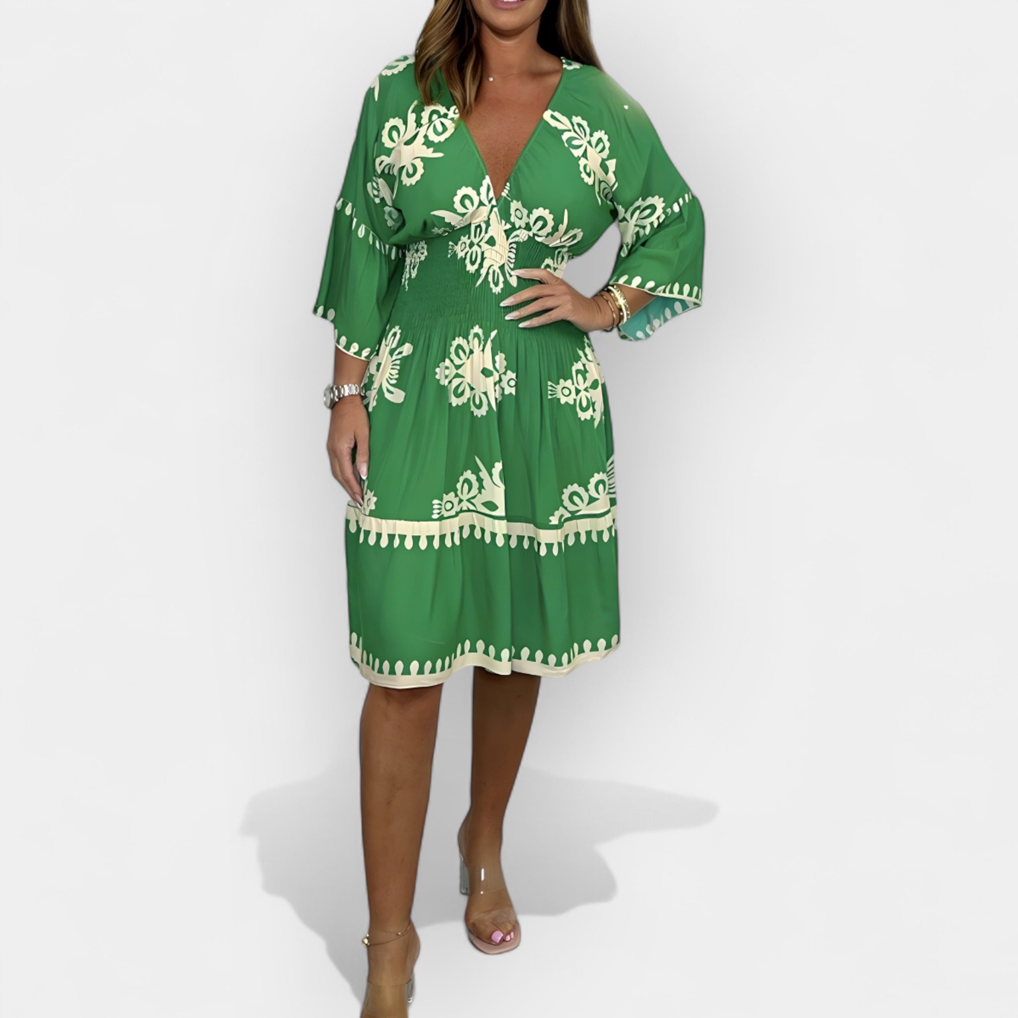 Vestido Boho Verano con Estampado