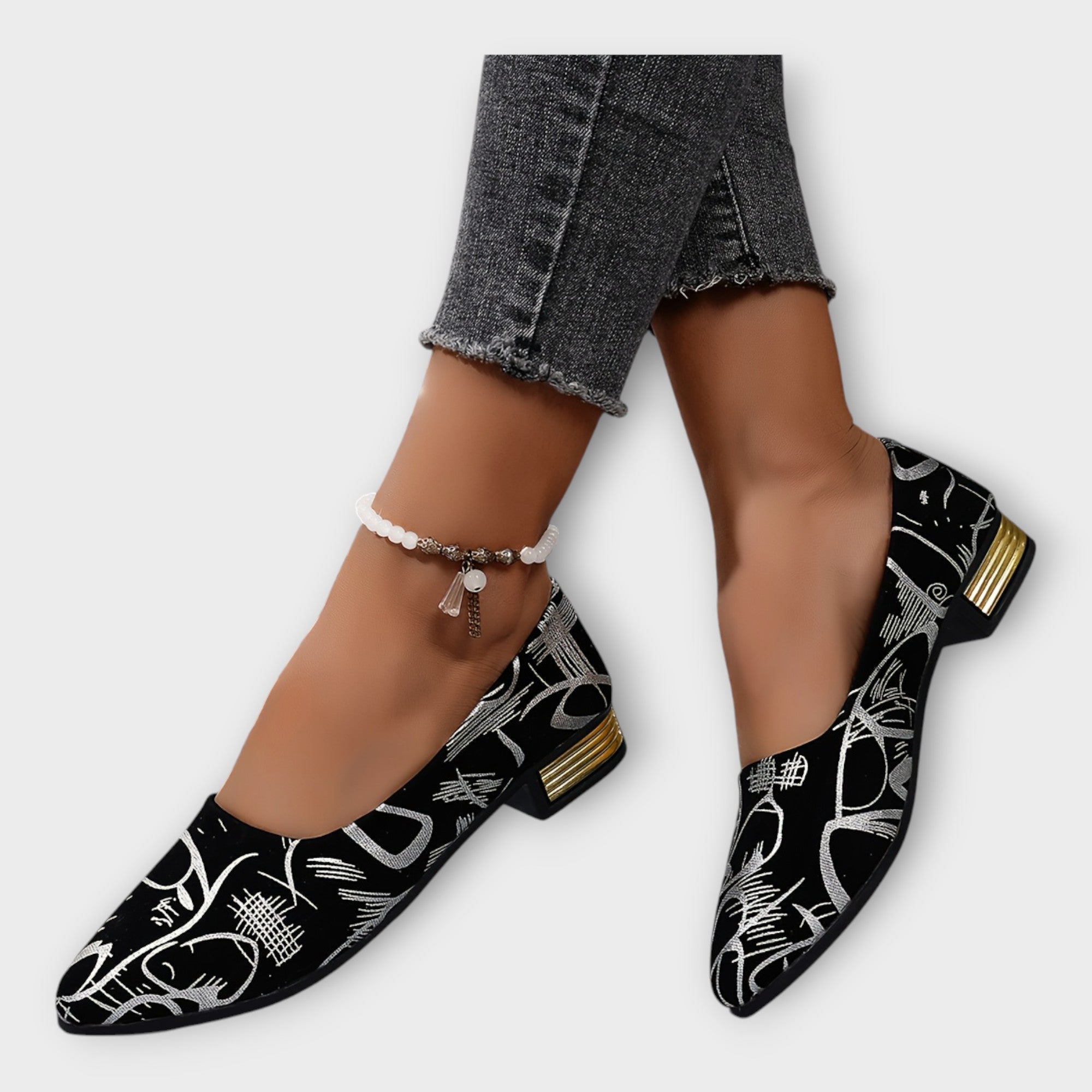 Elegantes bailarinas con detalles sofisticados