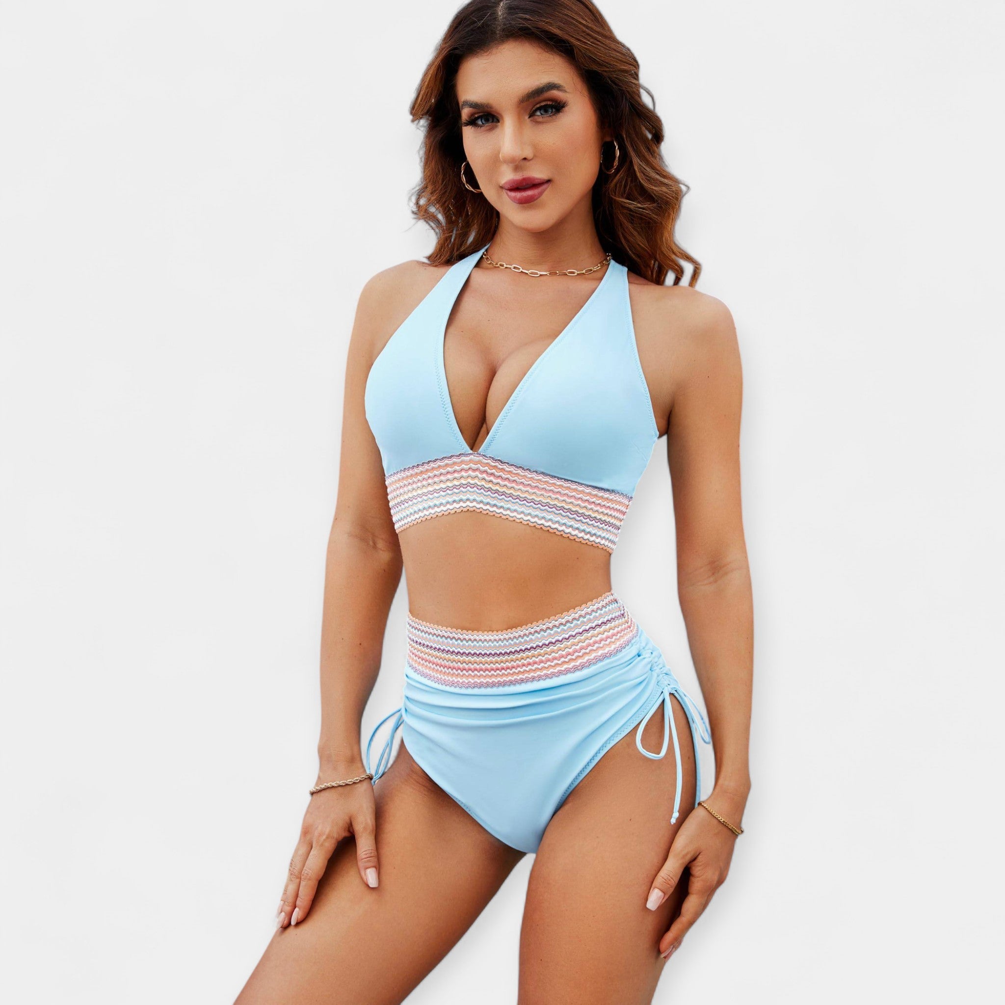 Bikini de Talle Alto con Soporte