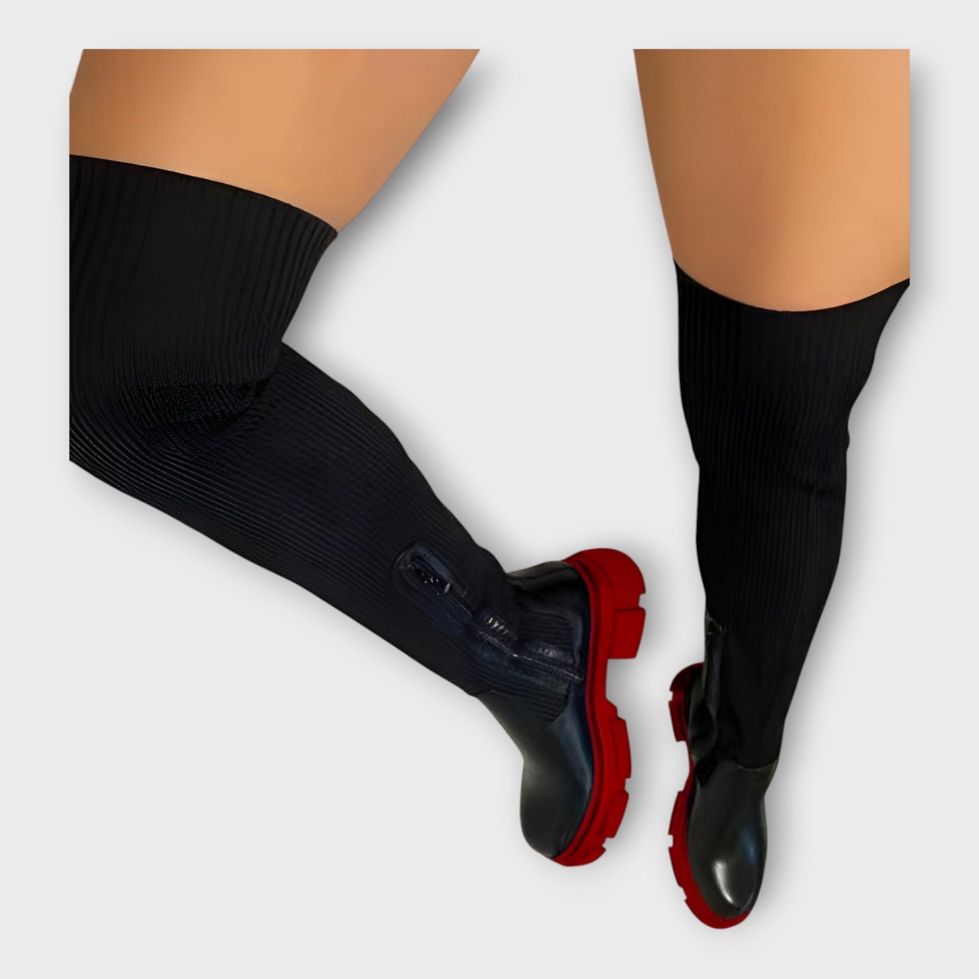 Botas modernas con diseño minimalista