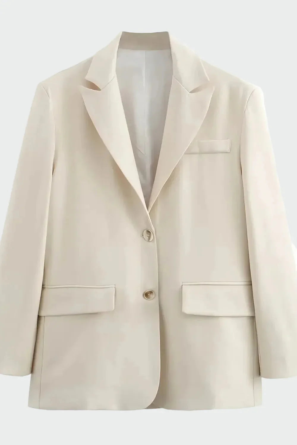 Chaqueta oversize de línea moderna