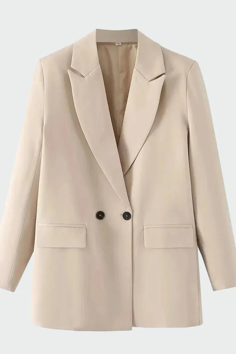 Chaqueta oversize de línea moderna