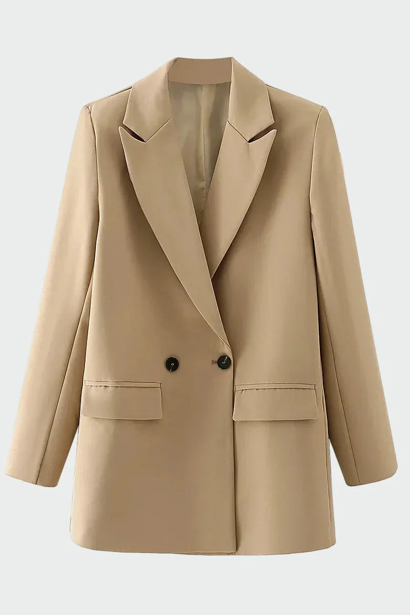 Chaqueta oversize de línea moderna