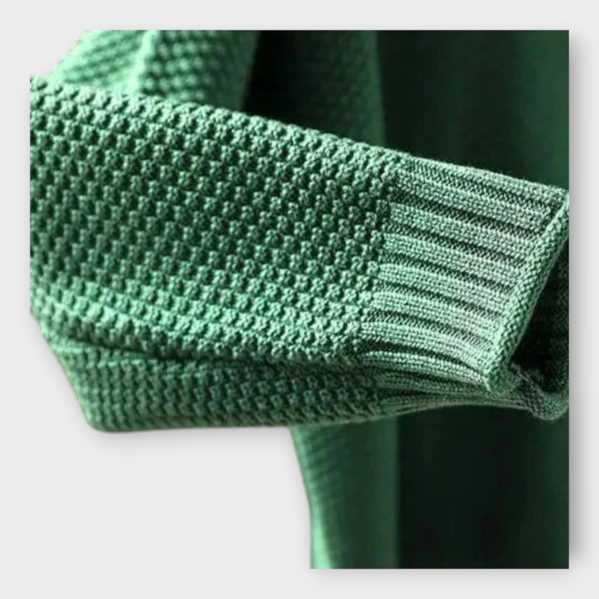 Suéter de punto con cuello alto