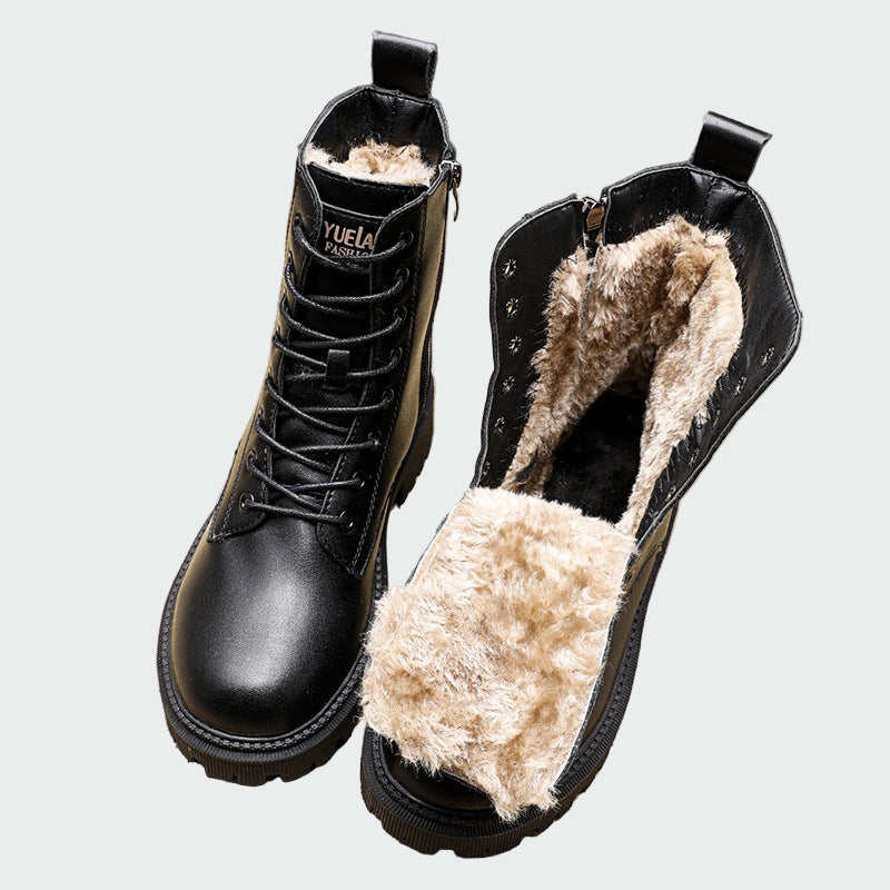 Bottes d'hiver en cuir