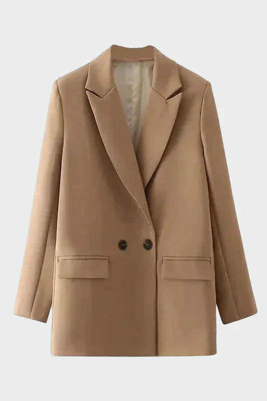 Chaqueta oversize de línea moderna