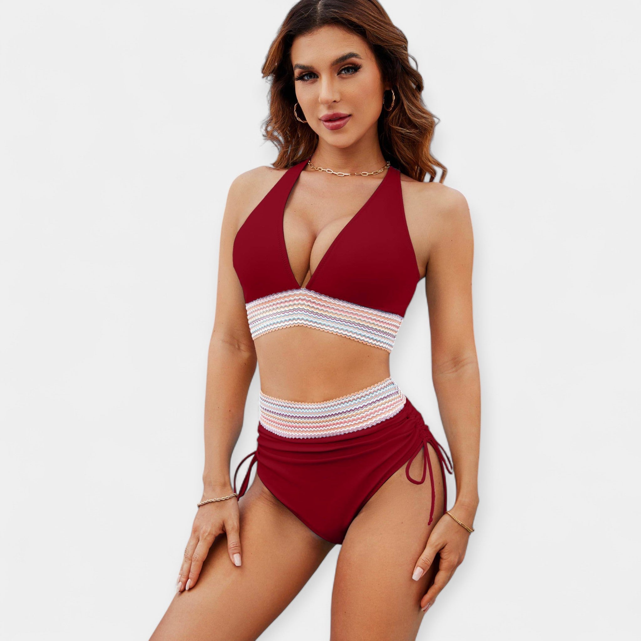 Bikini de Talle Alto con Soporte