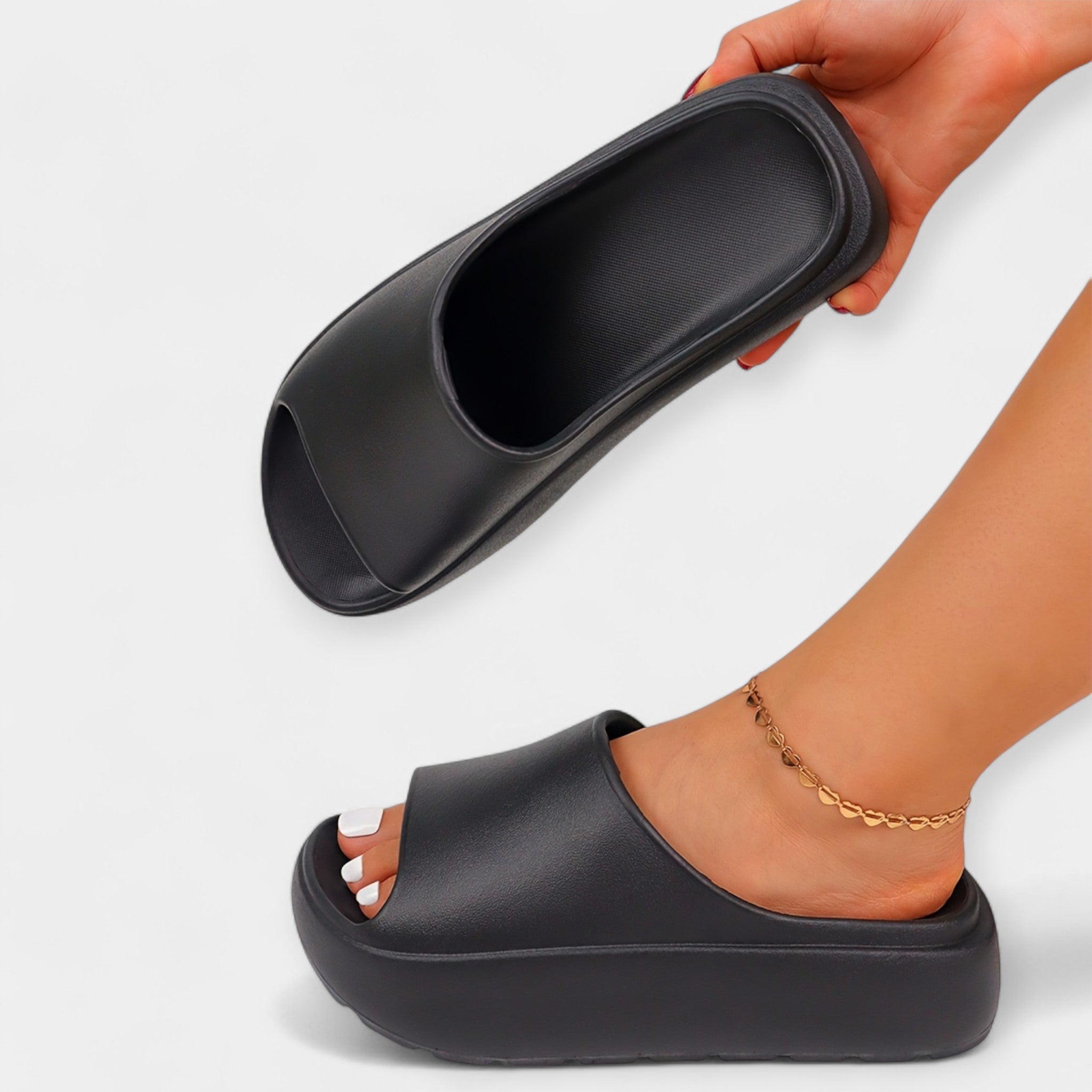 Pantuflas Veraniegas con Punta Abierta