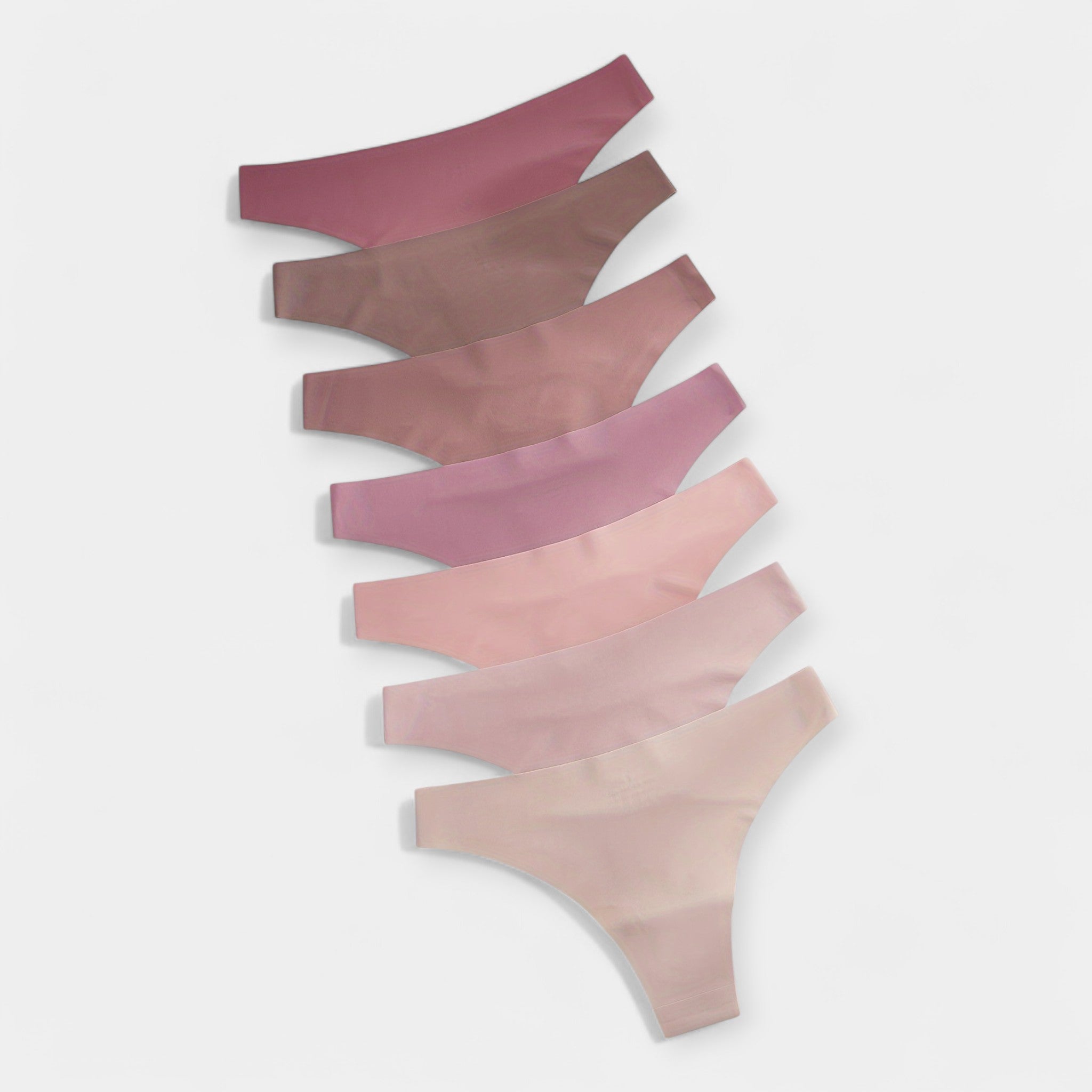 Juego de 7 bragas sencillas tipo hipster