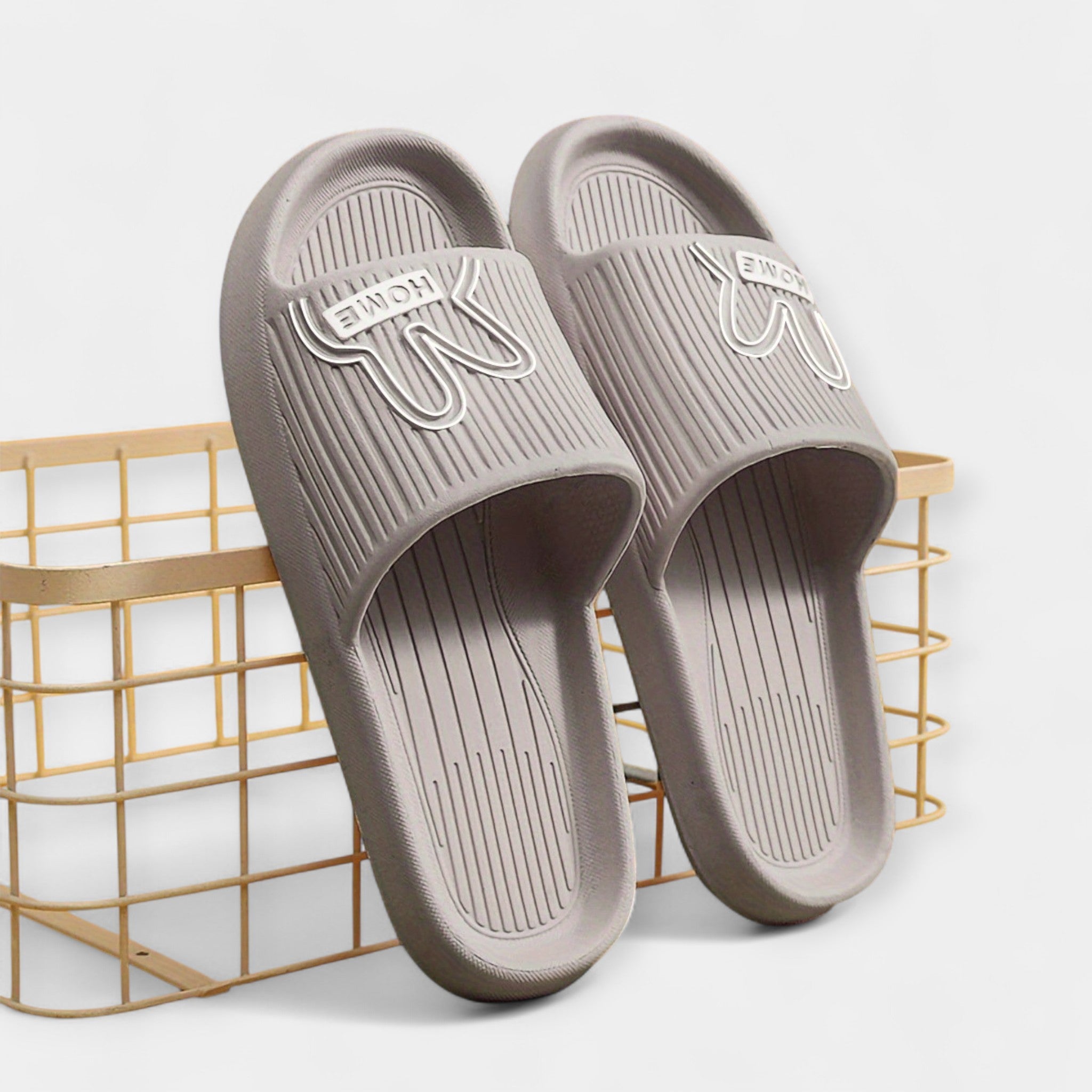 Pantuflas Femeninas con Diseño de Cartoon y Dedos Abiertos