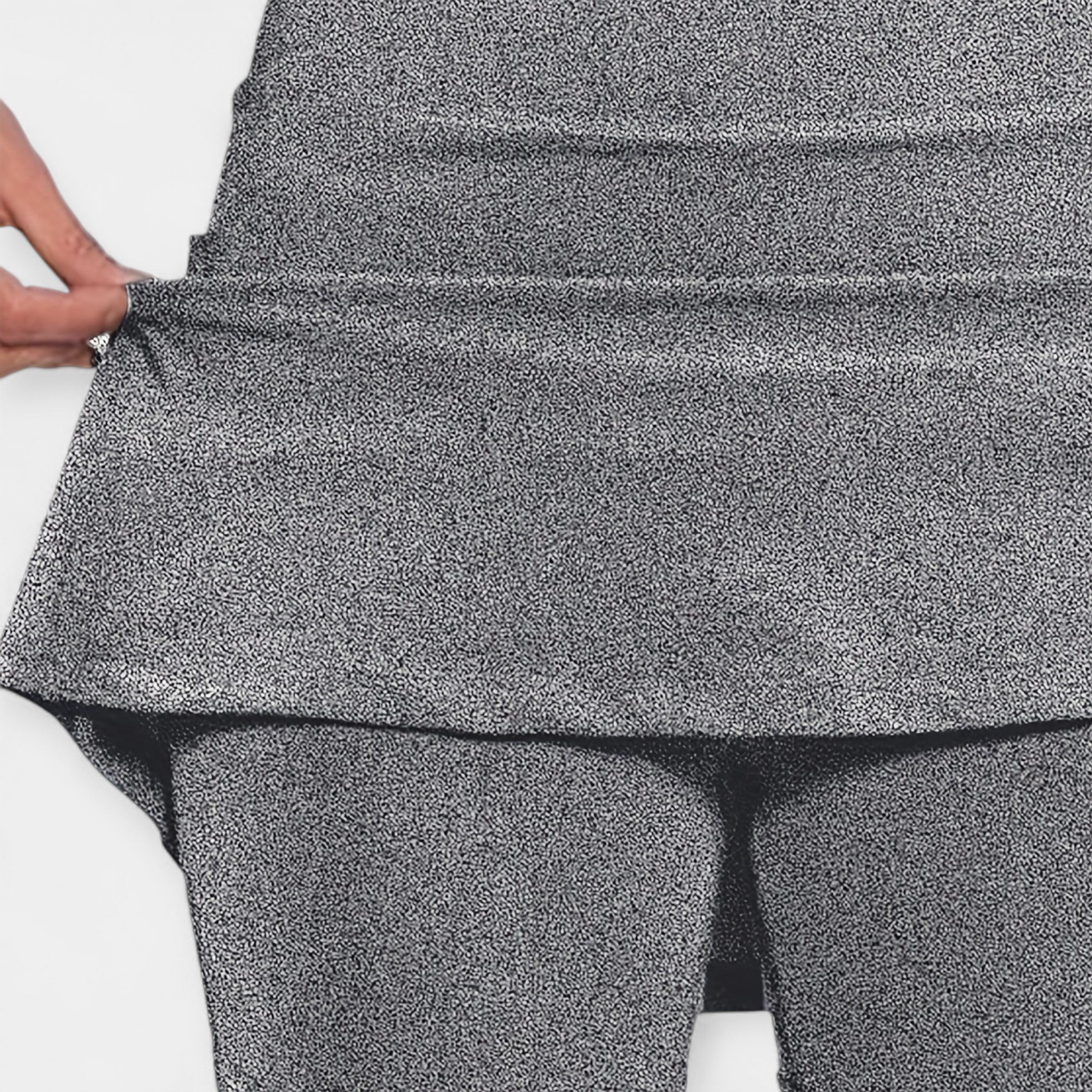 Shorts-Falda de Talle Alto