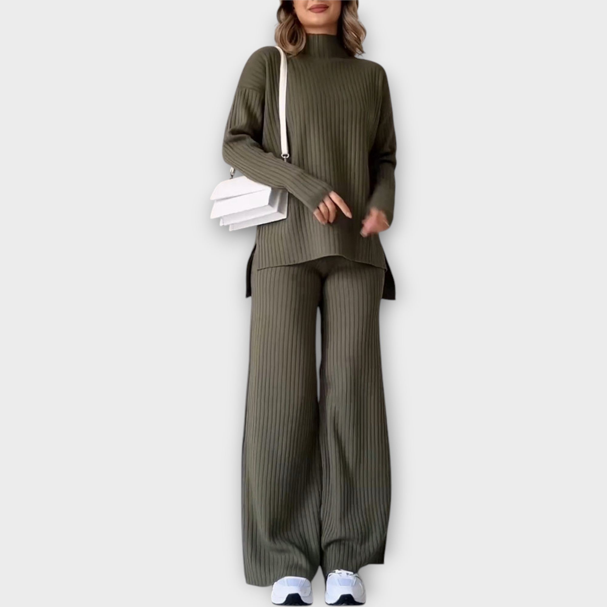 Conjunto de punto con línea cómoda