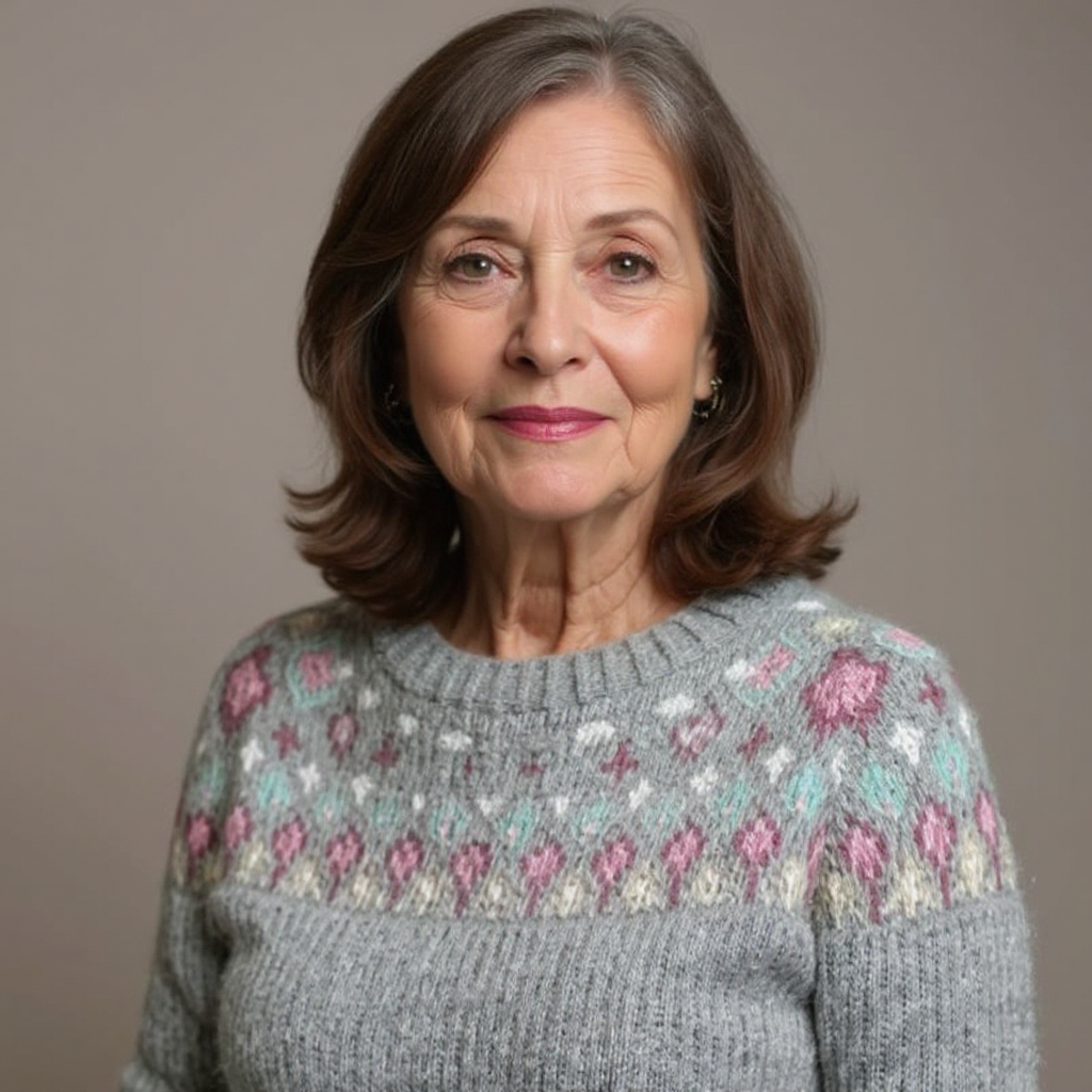 Suéter de punto con diseño elegante