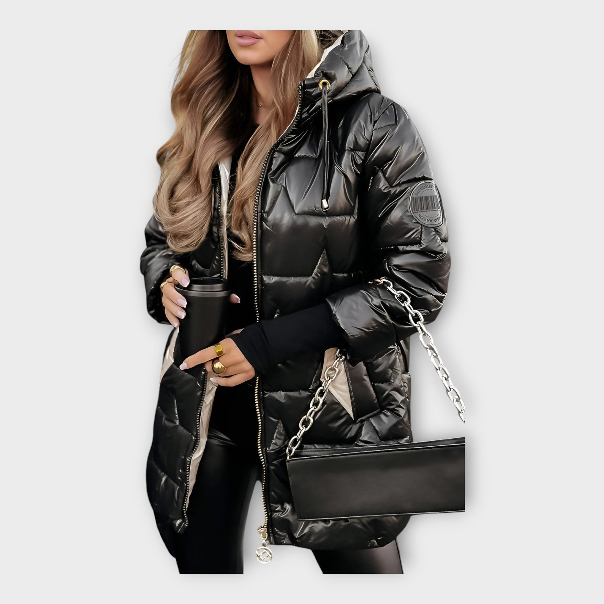 Chaqueta de plumas con capucha