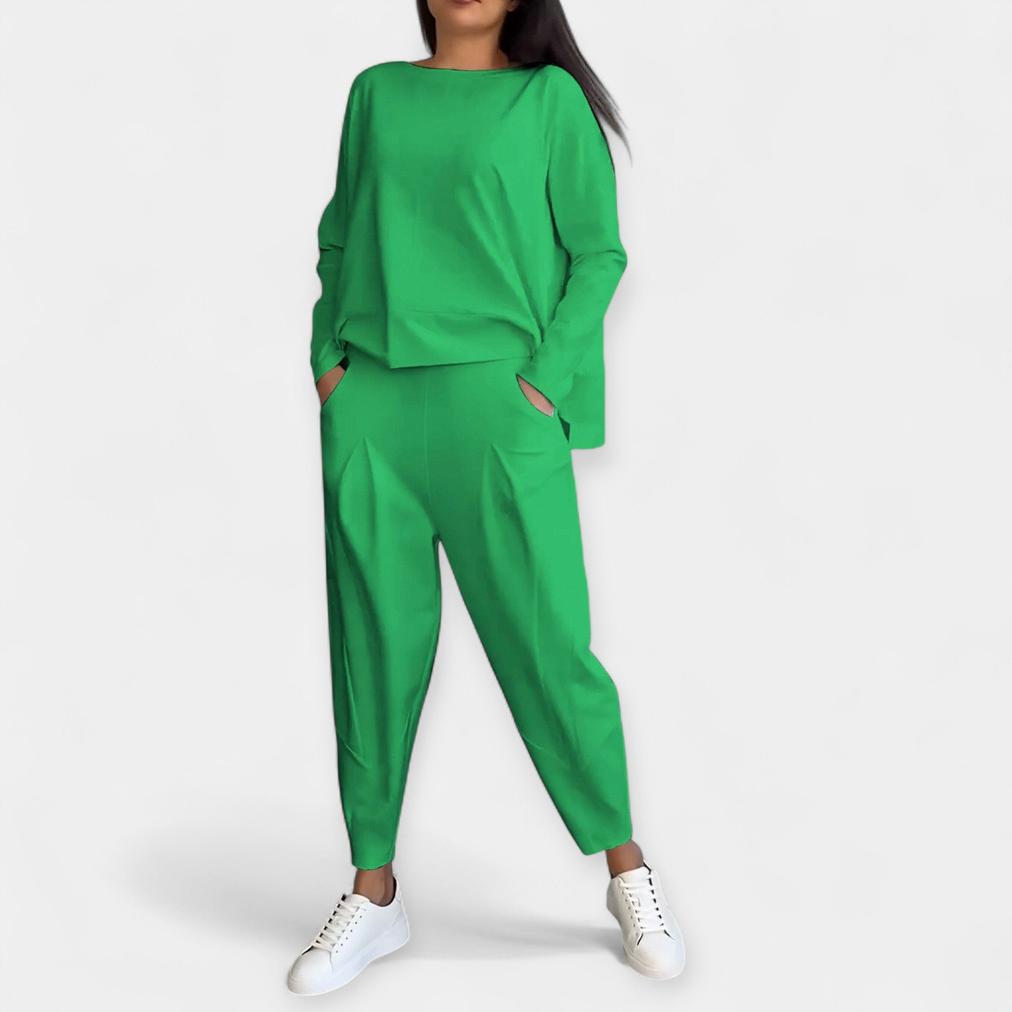 Conjunto de Manga Larga Elegante