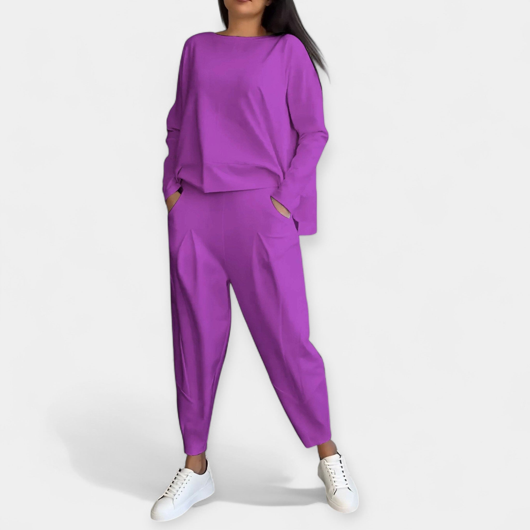 Conjunto de Manga Larga Elegante