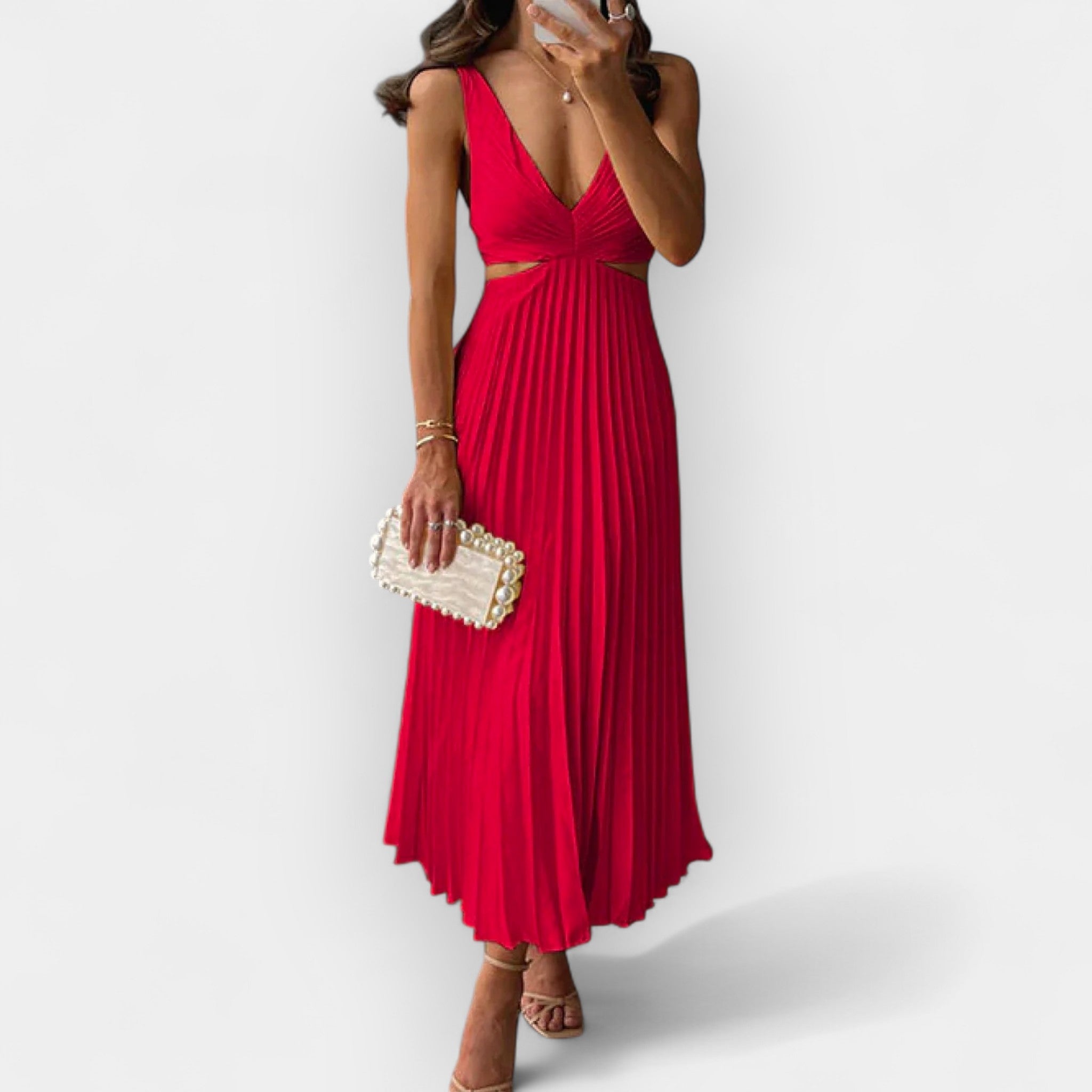 Vestido Satinado Elegante