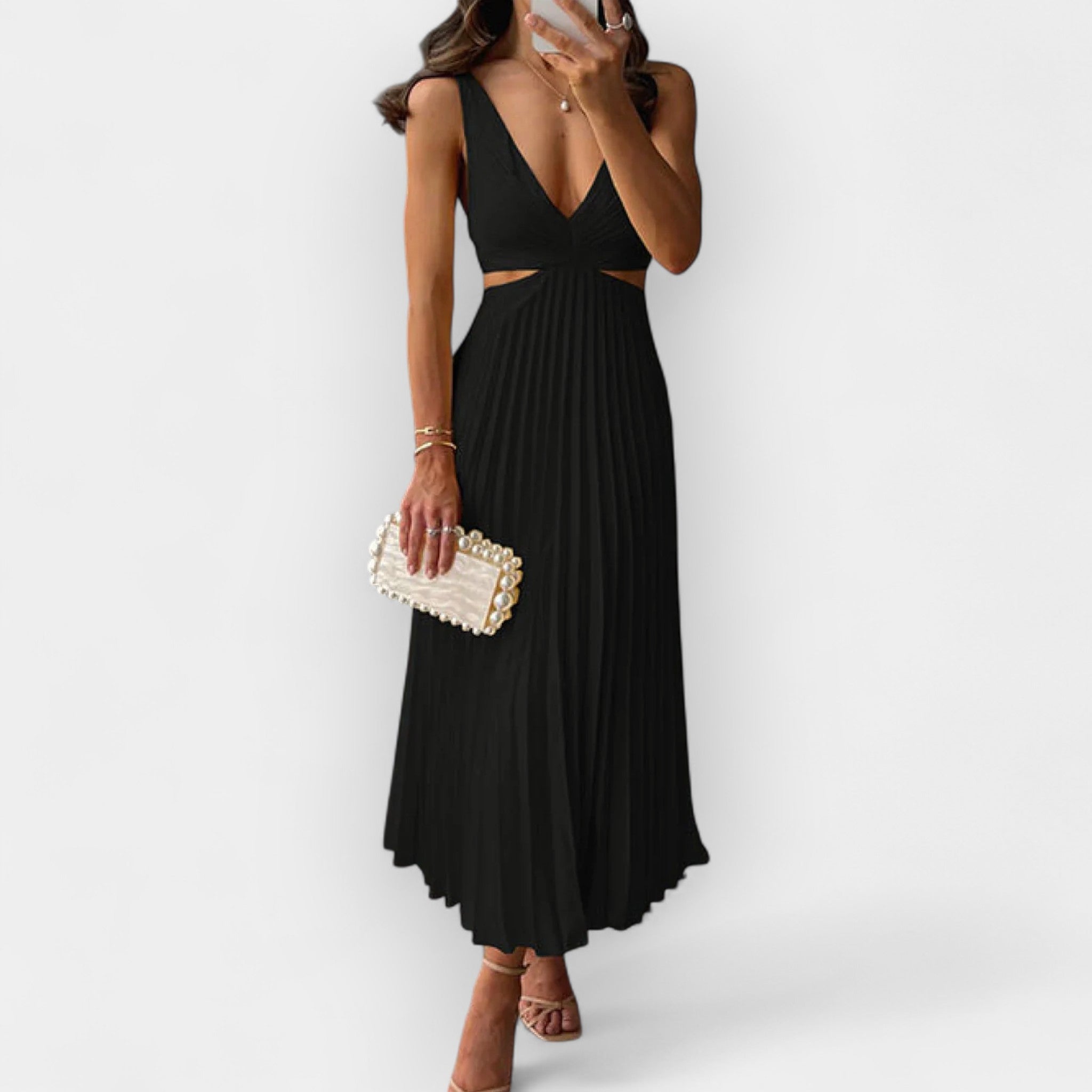 Vestido Satinado Elegante