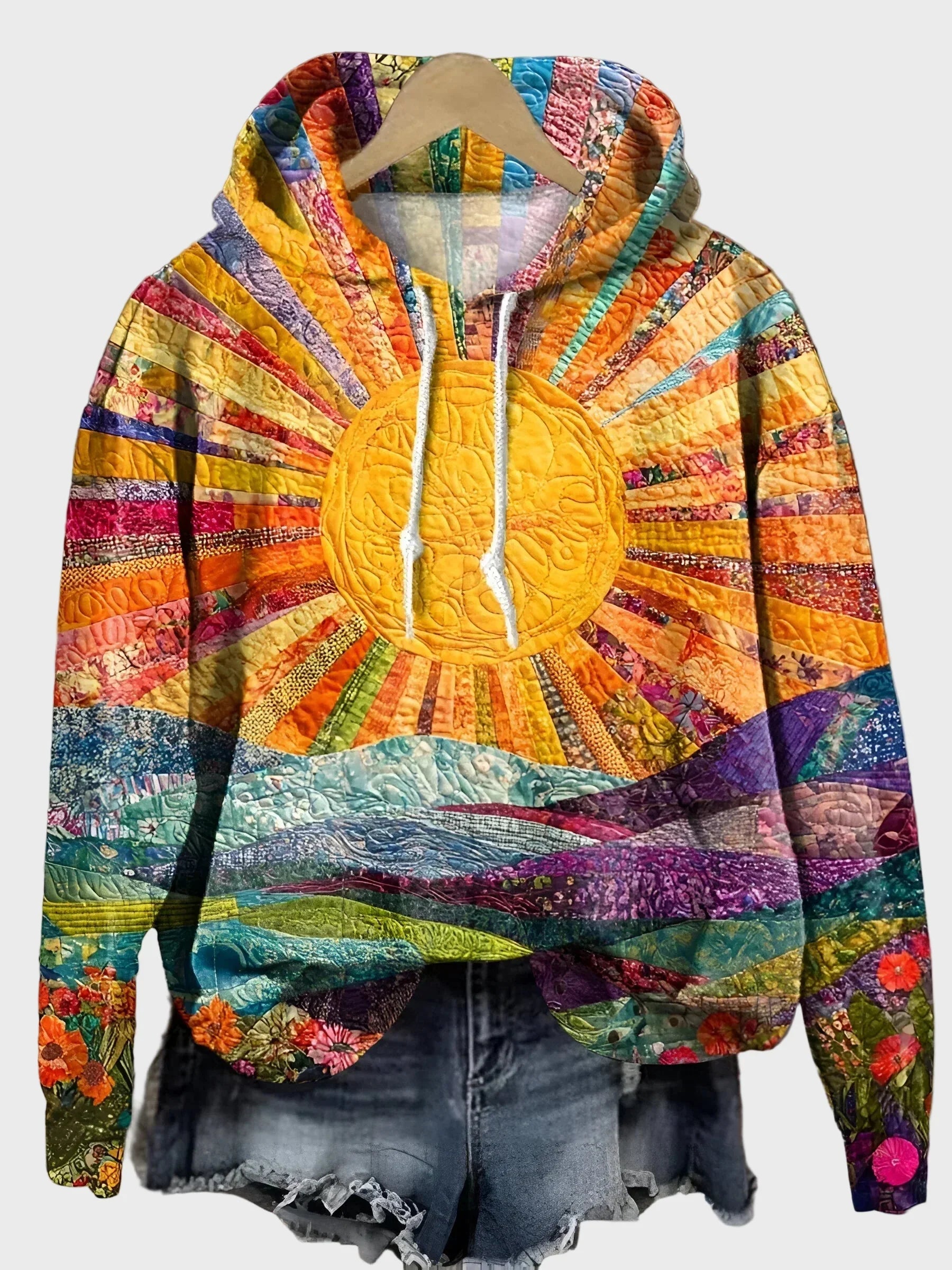 Sudadera con diseño oriental